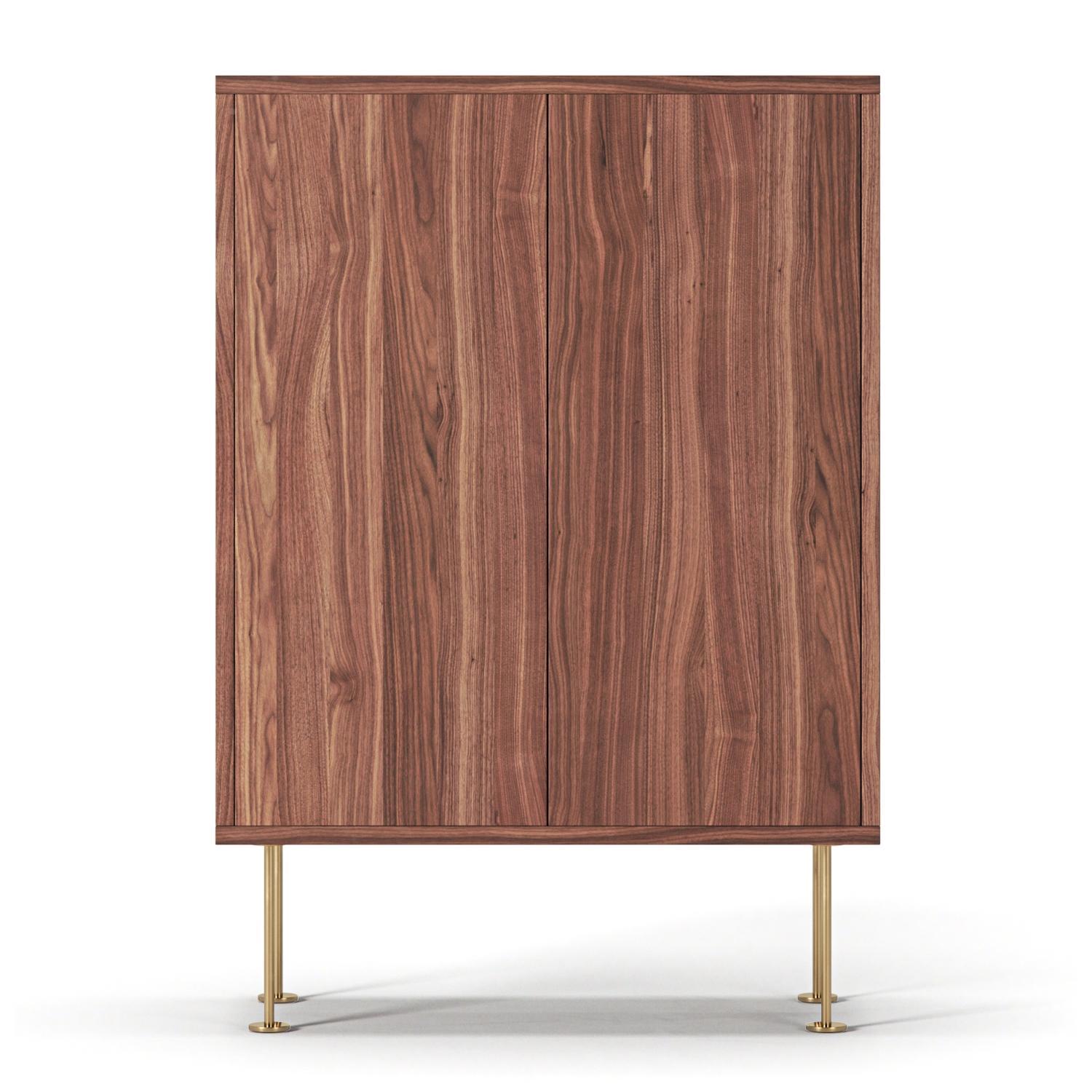Decotique Vogue 64 Skab Valnød/Messing
