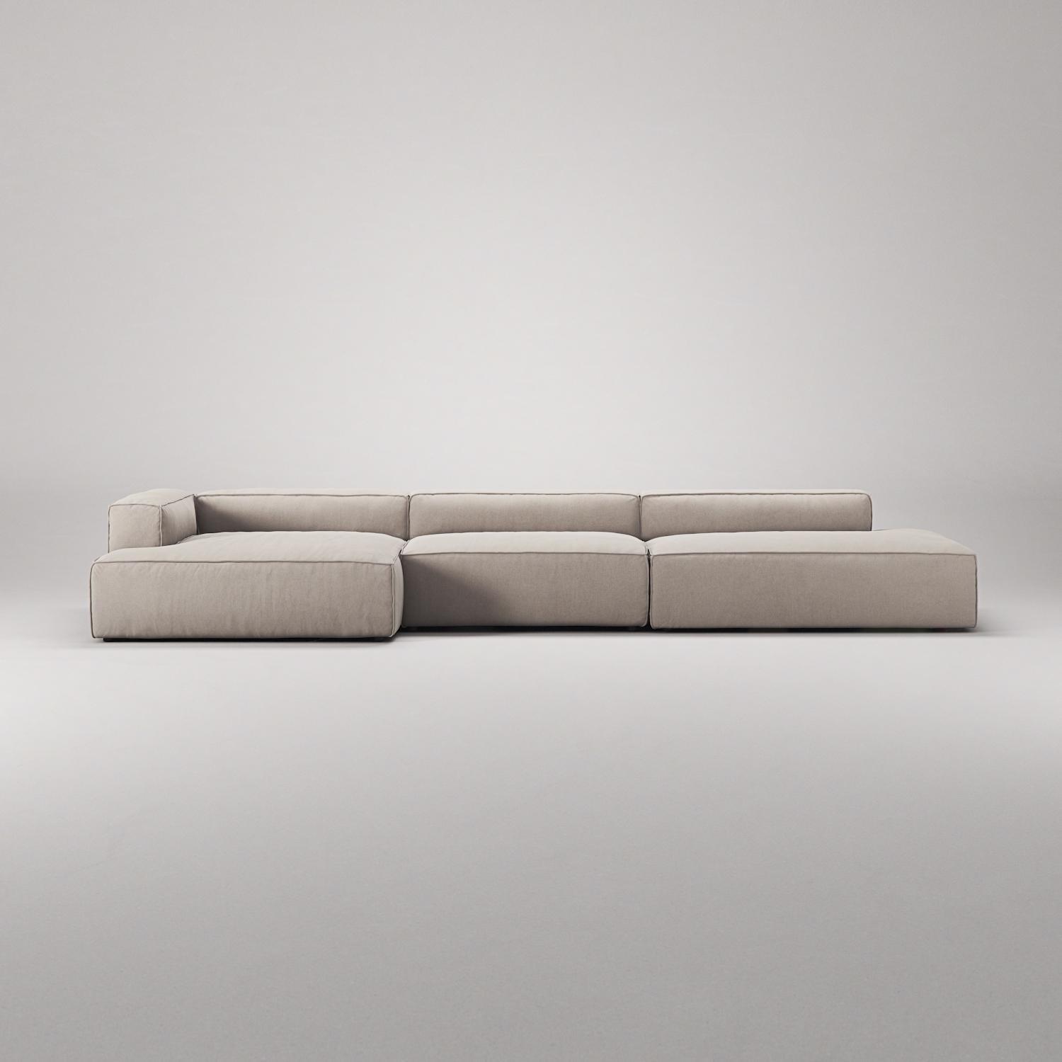 Decotique Grand 5-Personers Sofa Åben Ende Højre Sandshell/Beige