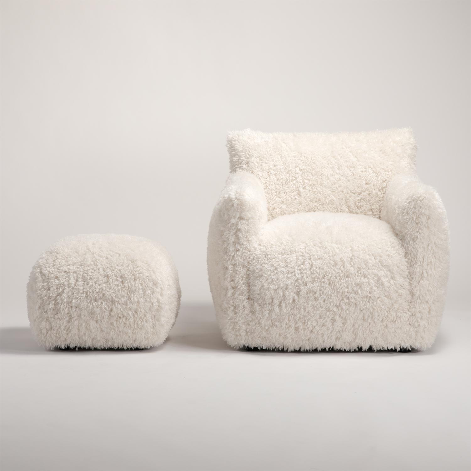 Decotique Le Petite Puf Arctic White