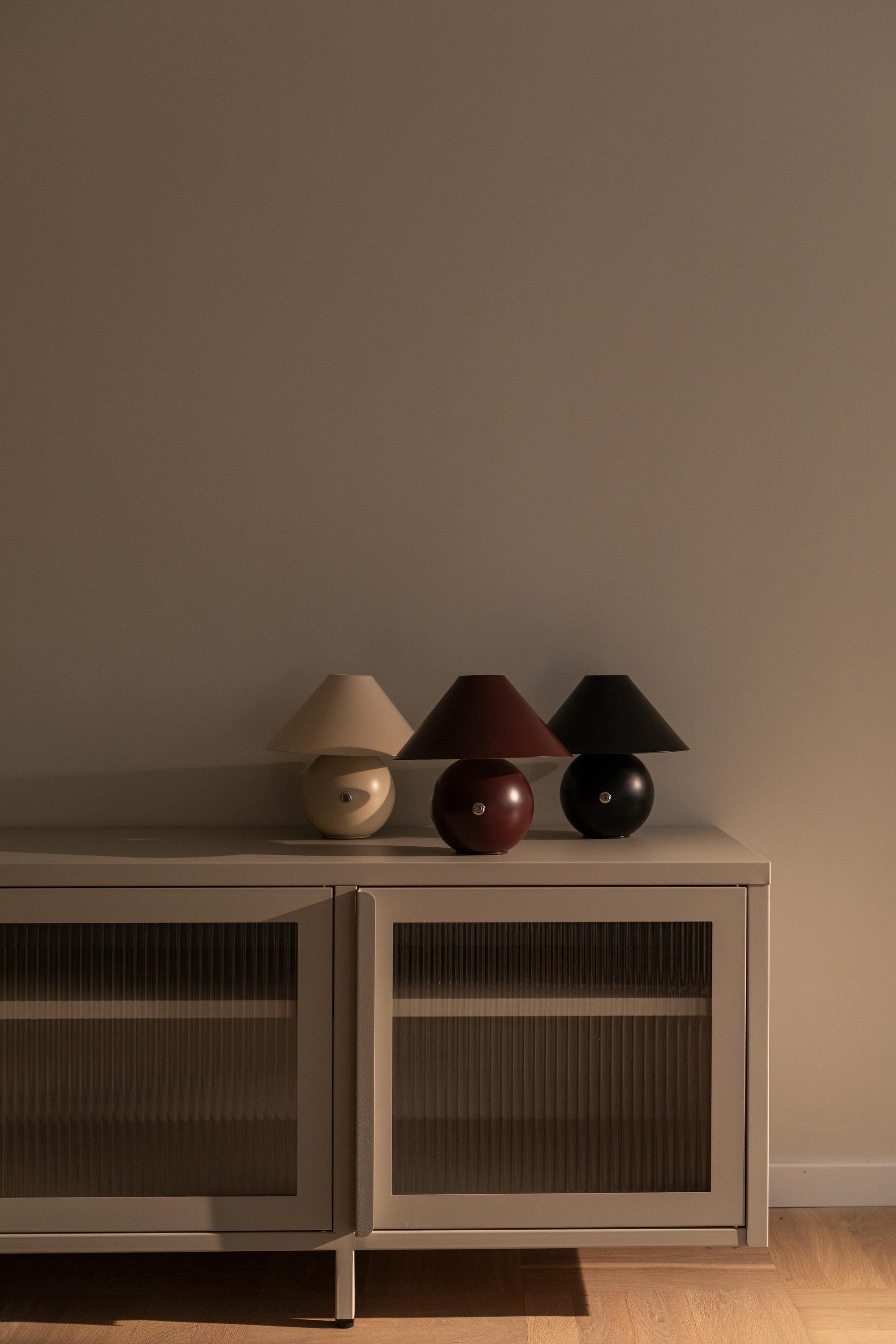 Decotique Cosmo Transportabel Lampe Burgundy
