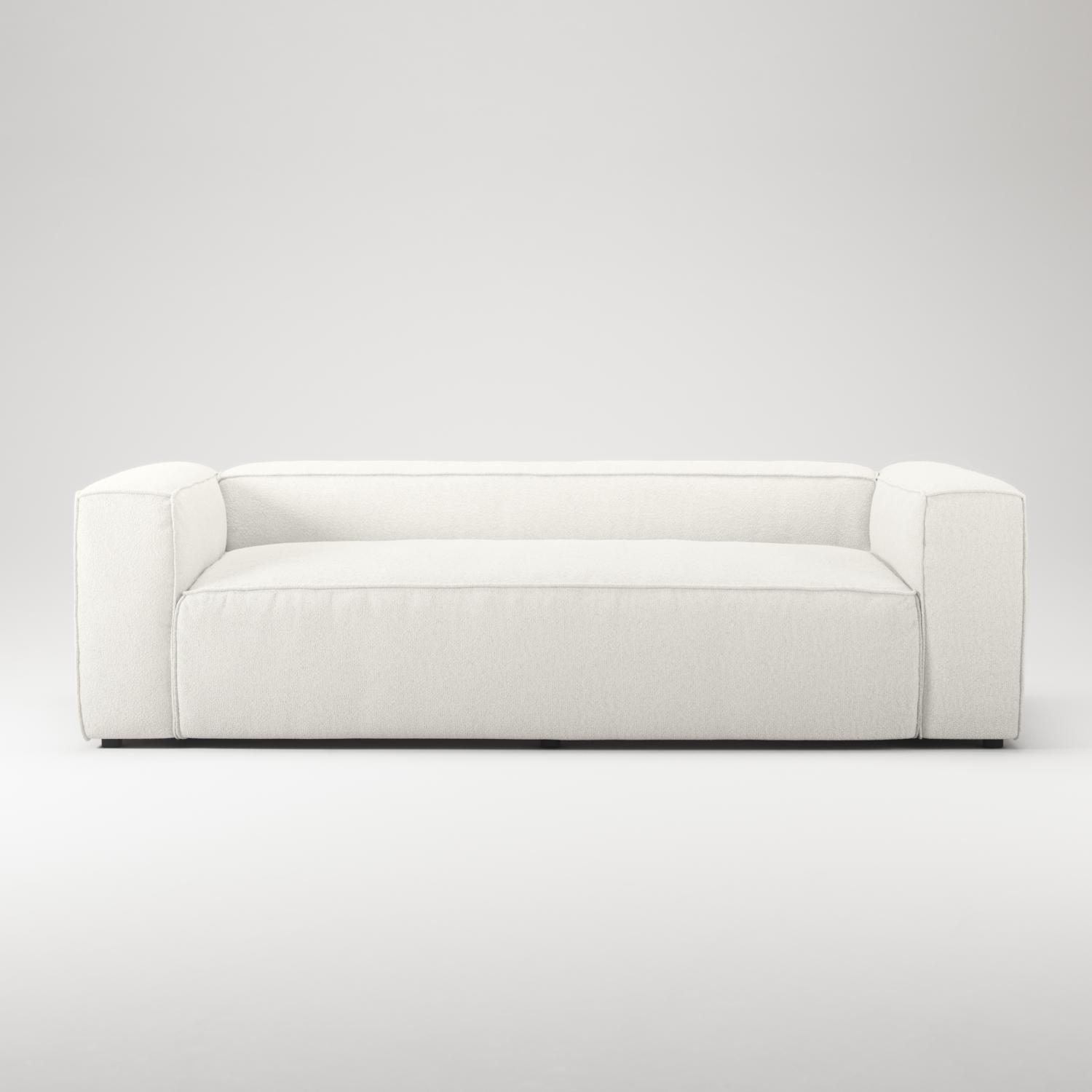 Decotique Grand 2-Personers Sofa Steam/Hvid