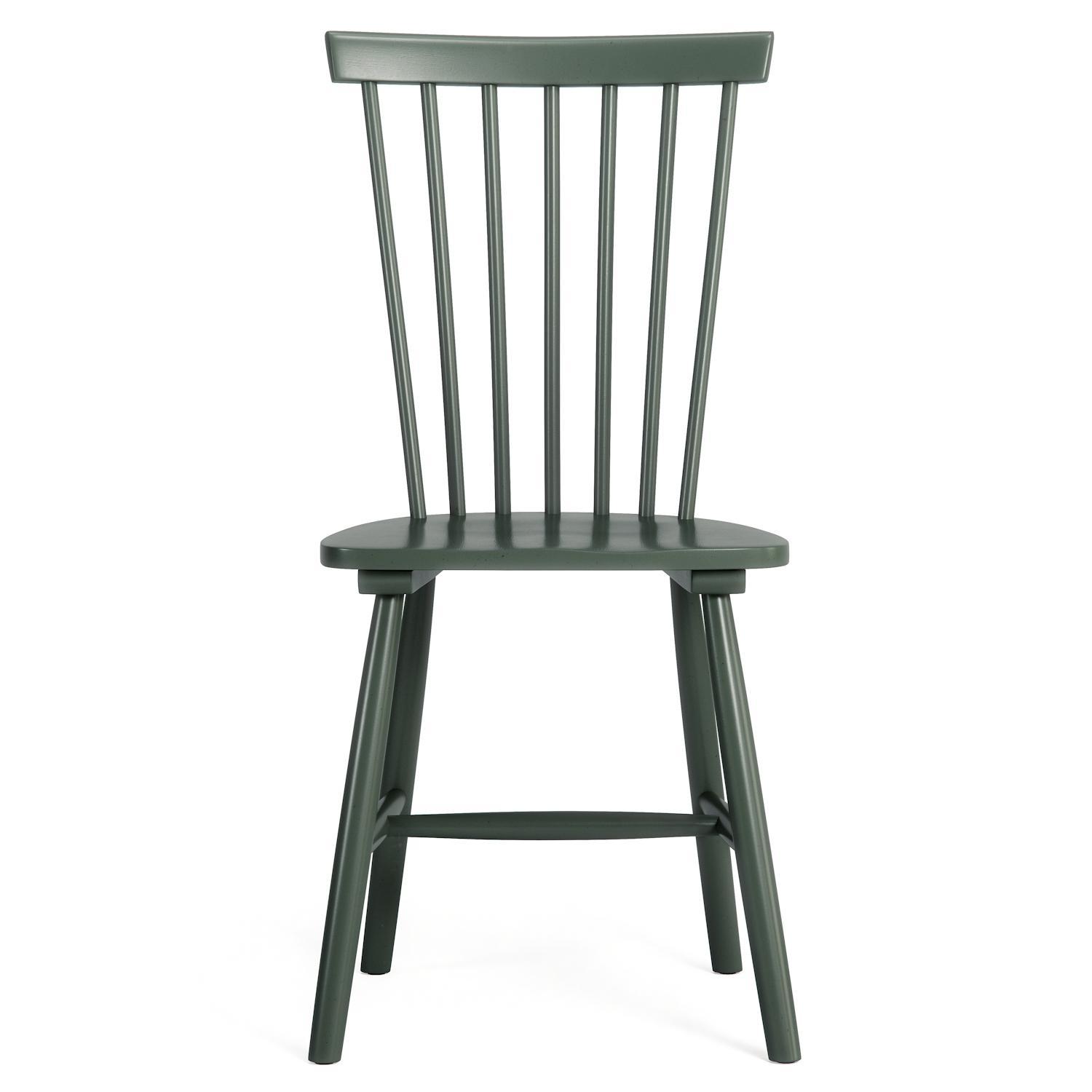 Department Wood H17 Windsor Spisebordsstol Mørkegrøn