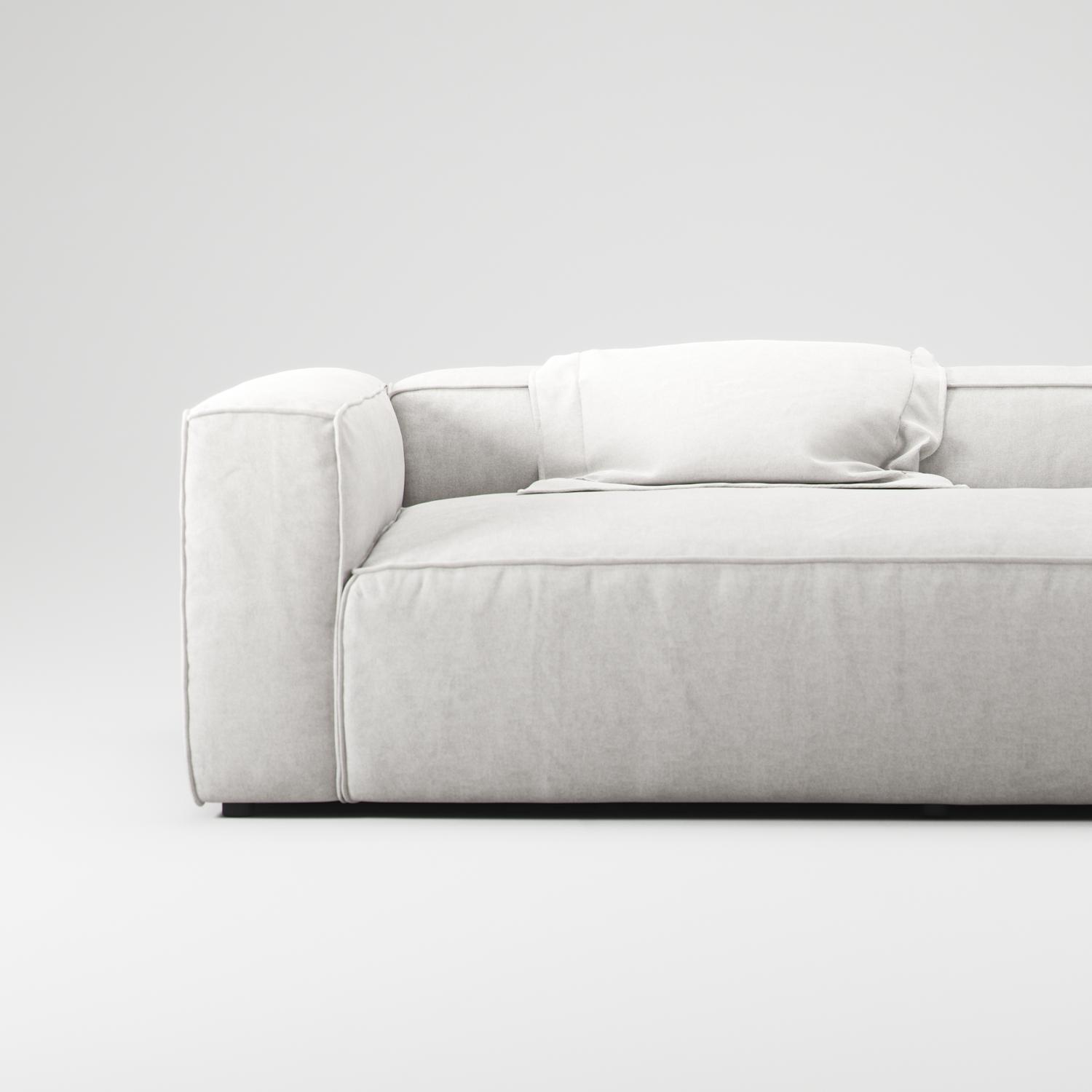 Decotique Grand 2-Personers Sofa Moonwhite