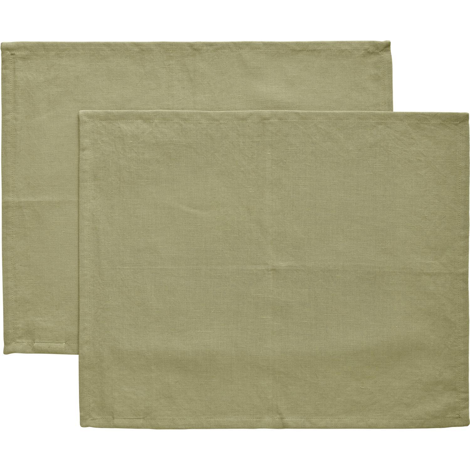 Decotique Sienna Placemat 35x45 Set of 2 Green