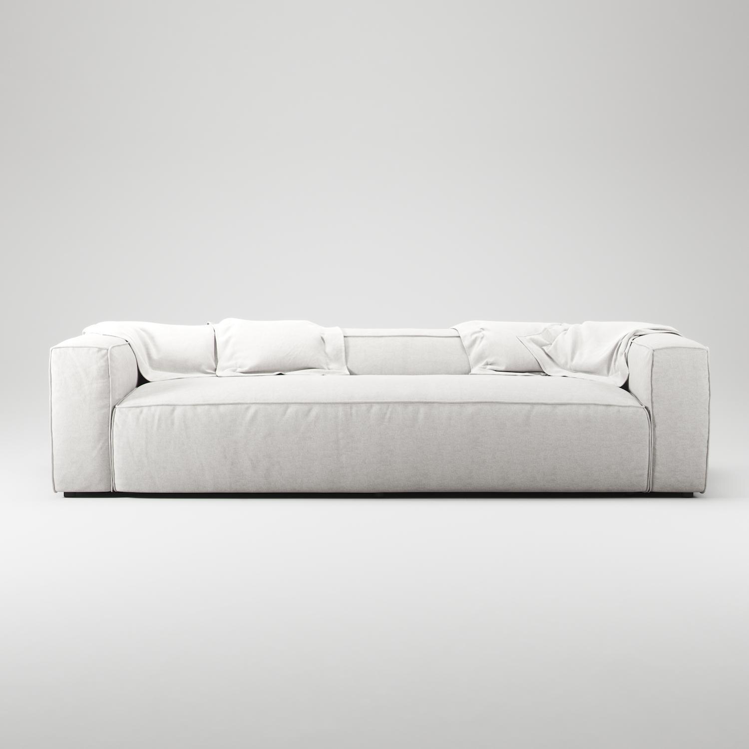 Decotique Grand 3-Personers Sofa Moonwhite