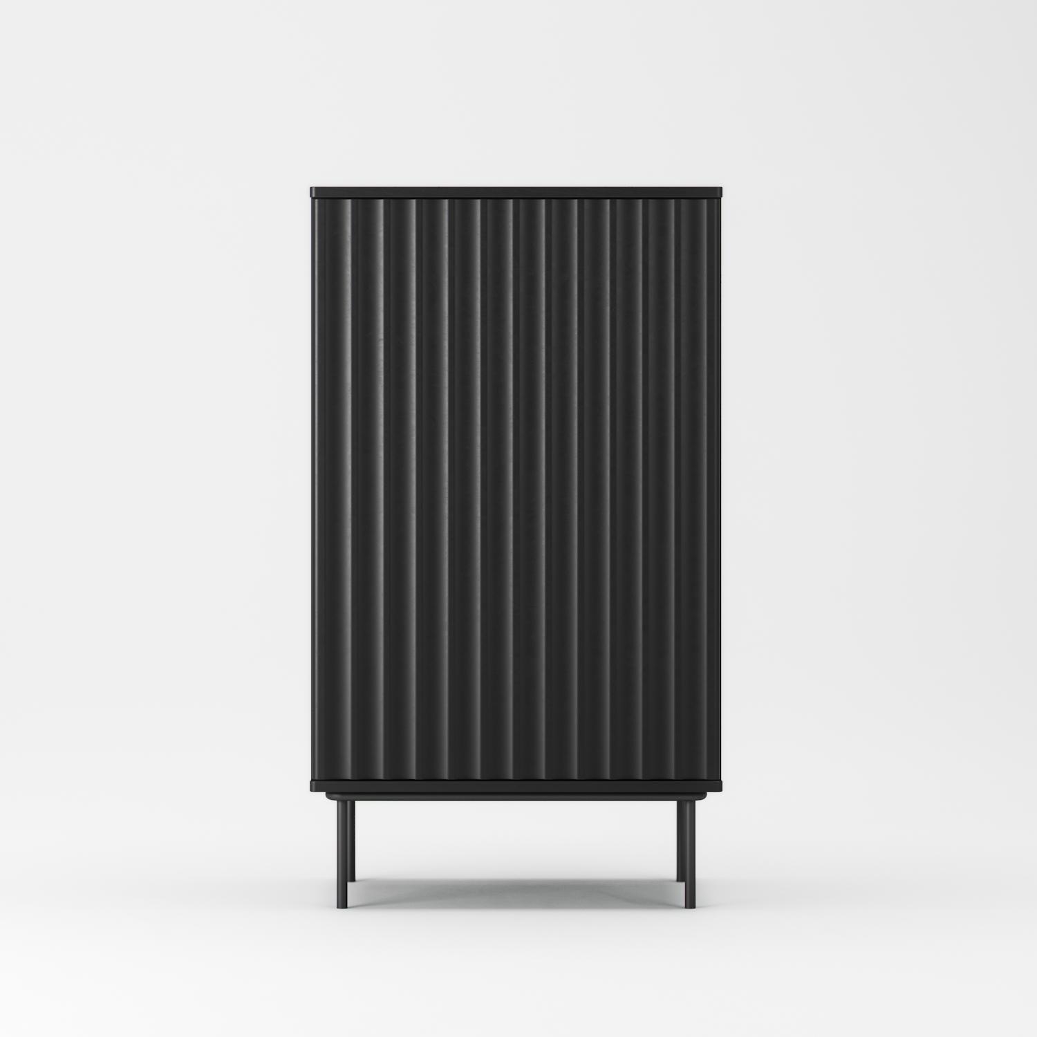 Decotique Wave Skab Med Dør Antracit