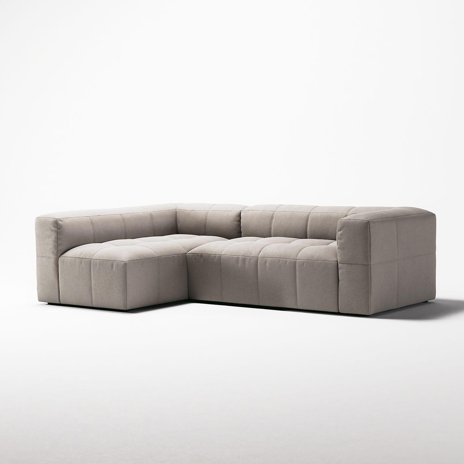 Decotique Mure 3-Personers Sofa Med Divan Venstre Sandshell/Beige