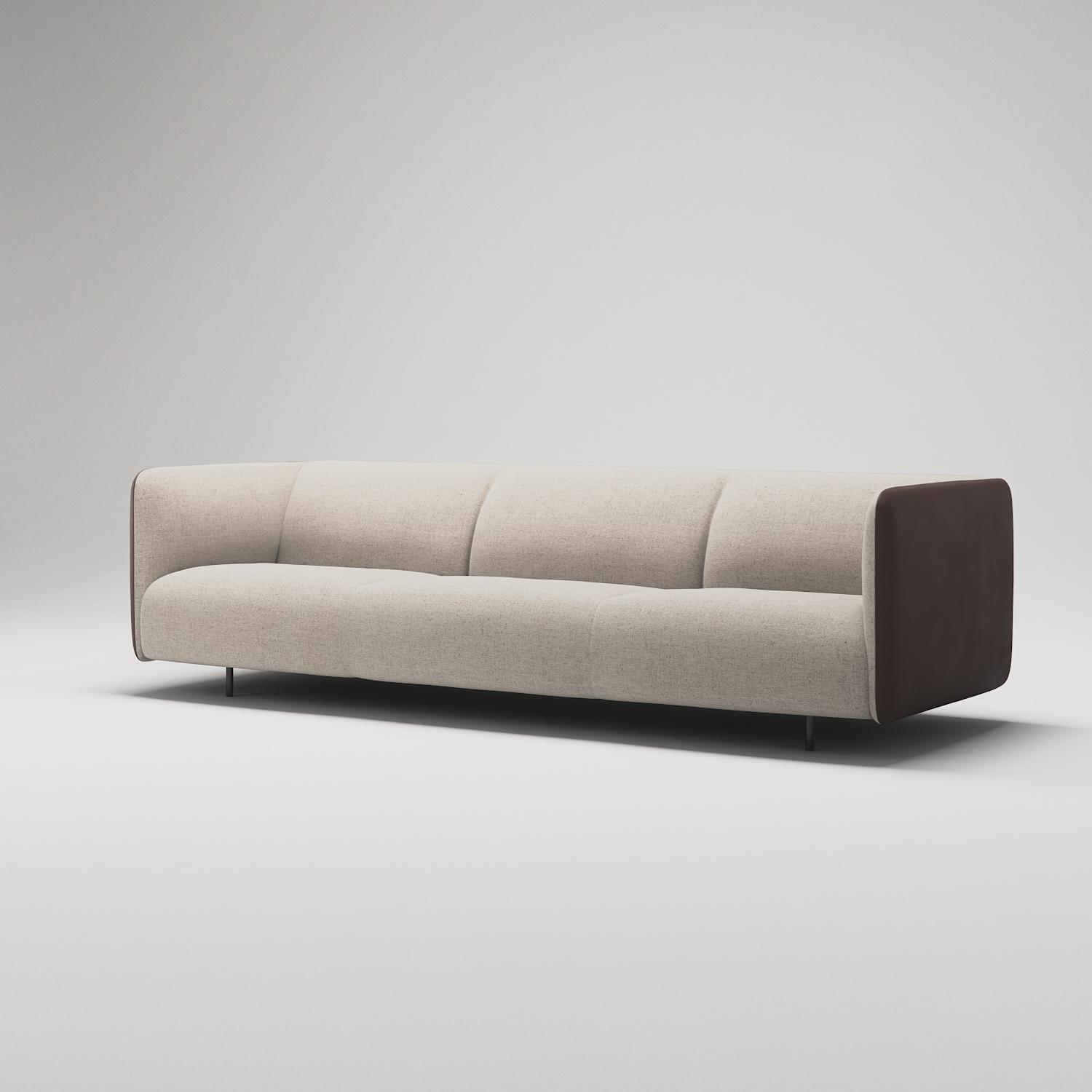 Decotique Urban 3,5-Personers Sofa Beige/Breeze/Læder