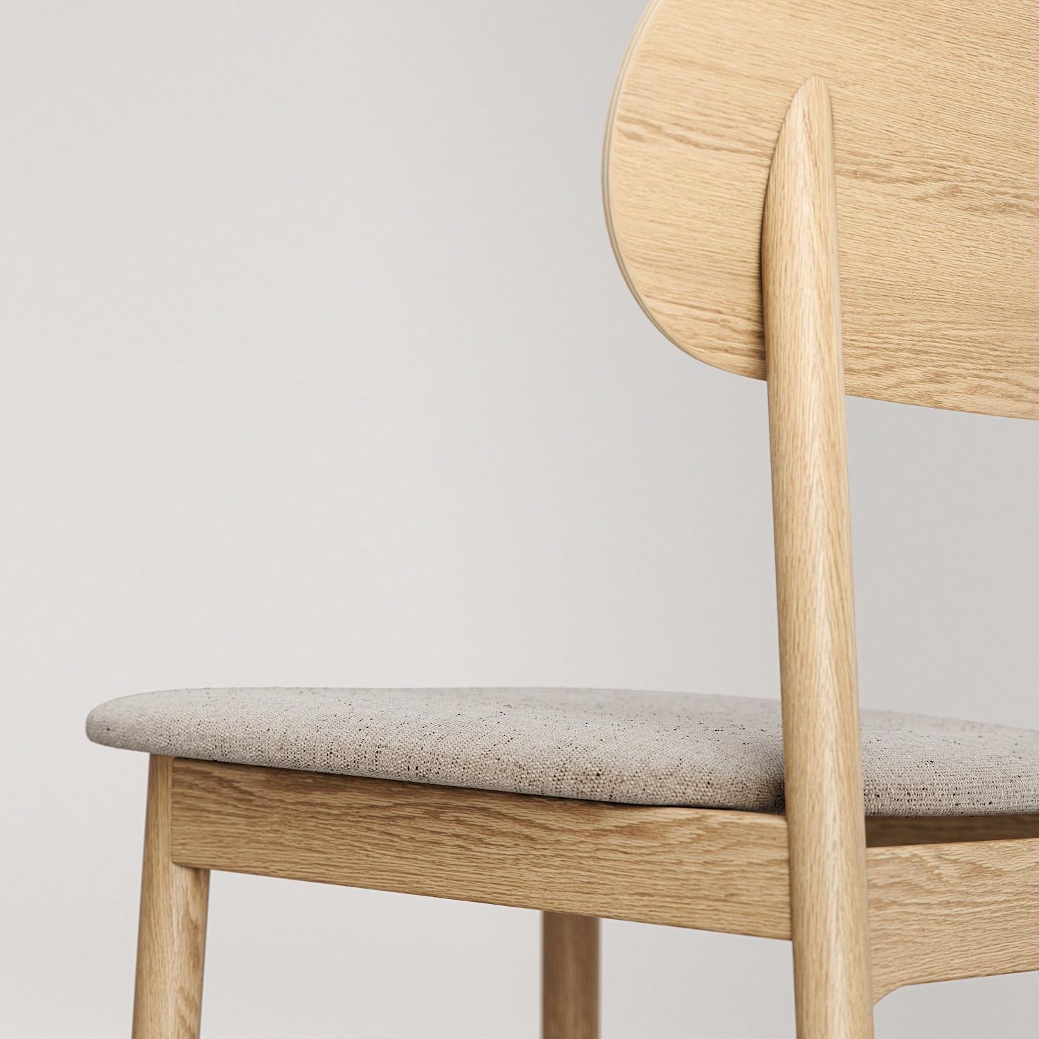 Decotique Elephant Spisebordsstol Naturligt Egetræ/Beige Breeze