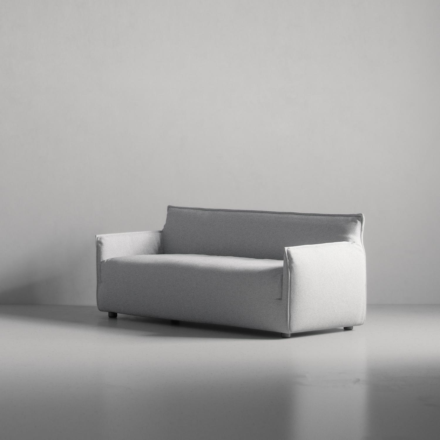 Decotique Le Petite 3-Personers Sofa Pacific White
