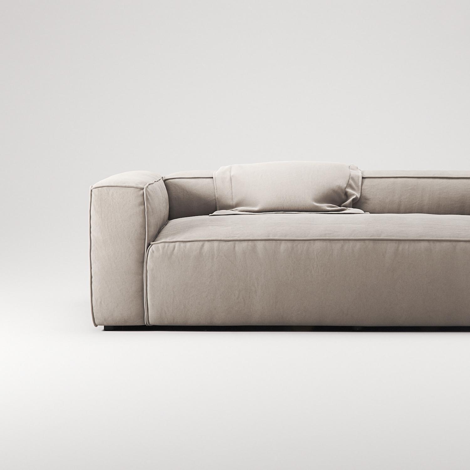 Decotique Grand 2-Personers Sofa Sandshell/Beige