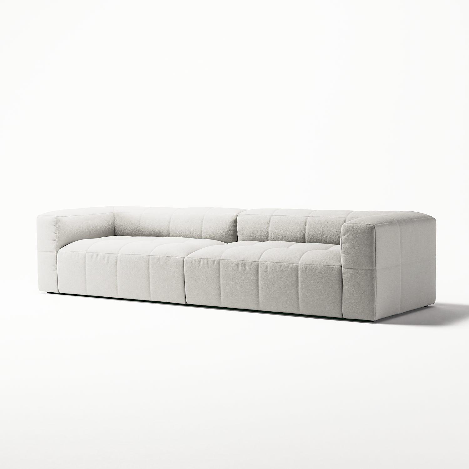 Decotique Mure 4-Personers Sofa Steam/Hvid