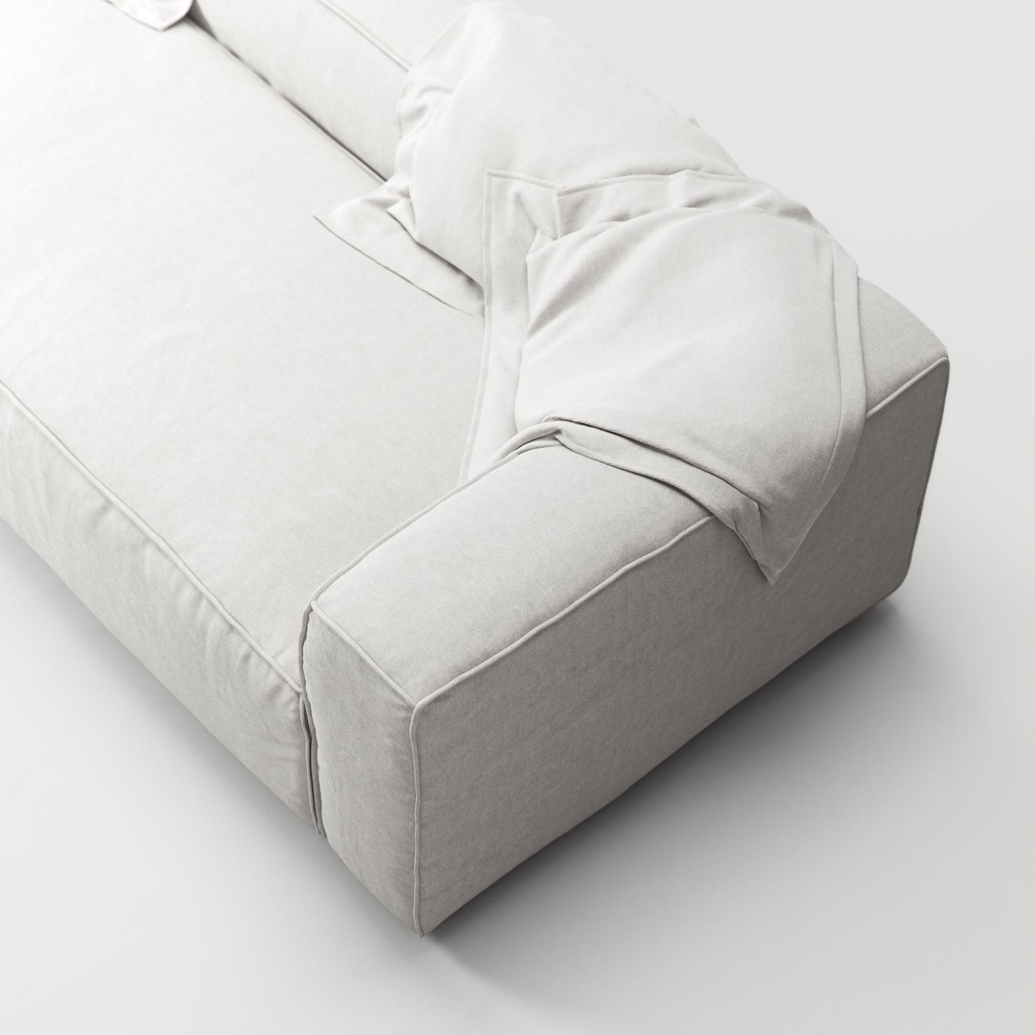 Decotique Grand 3-Personers Sofa Moonwhite