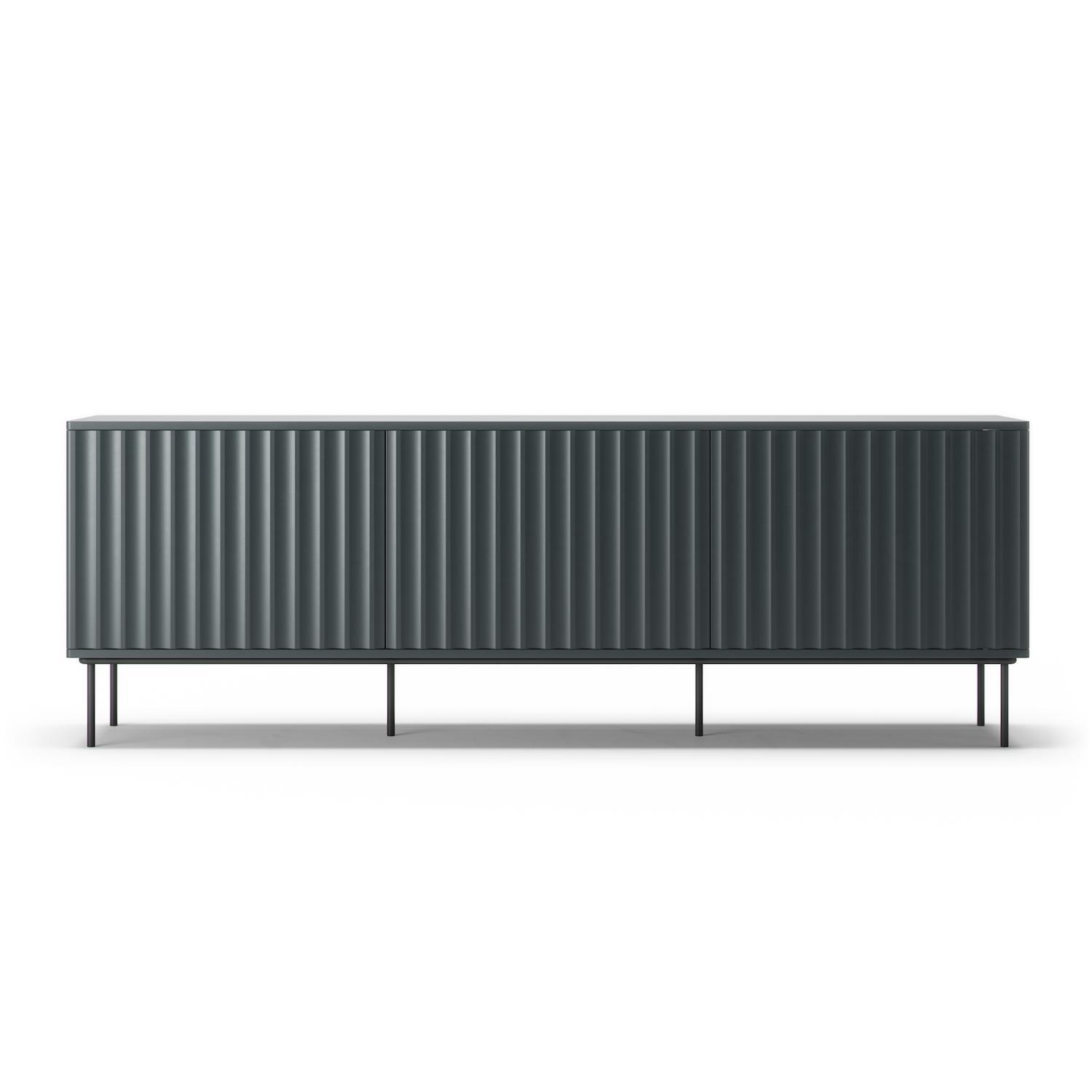 Decotique Wave TV-meubel 3D Grijs