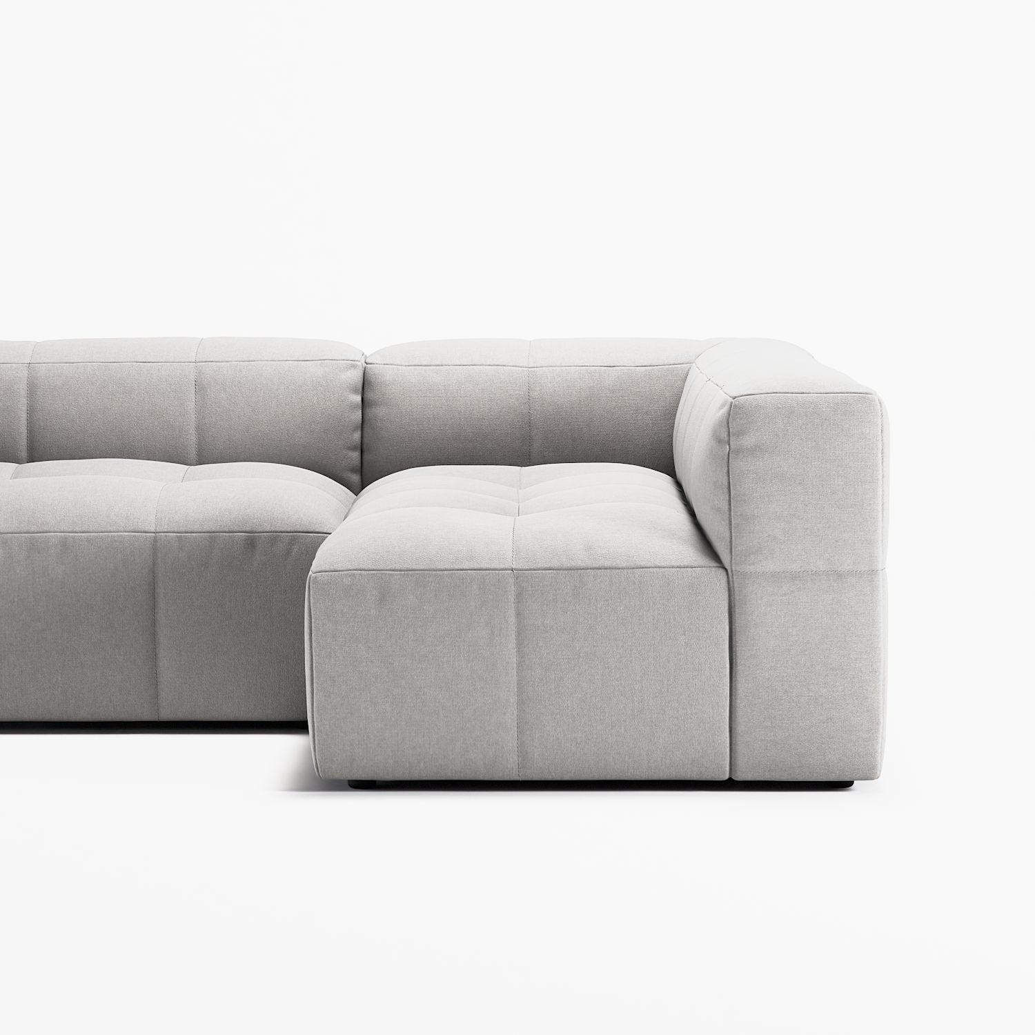 Decotique Mure 3-Personers Sofa Med Divan Højre Moonwhite
