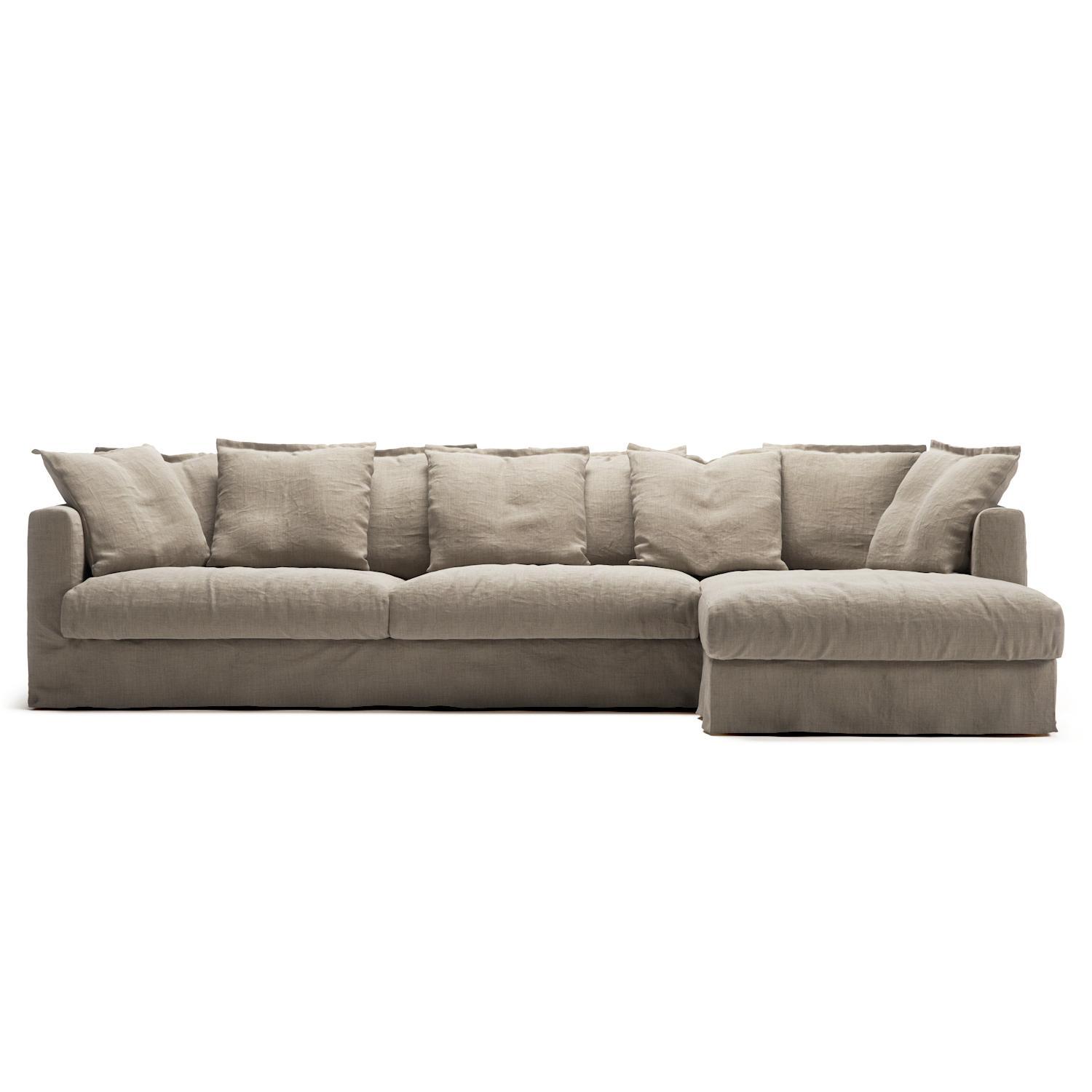 Decotique Le Grand Air 3-Personers Sofa Divan Højre Savage Linen