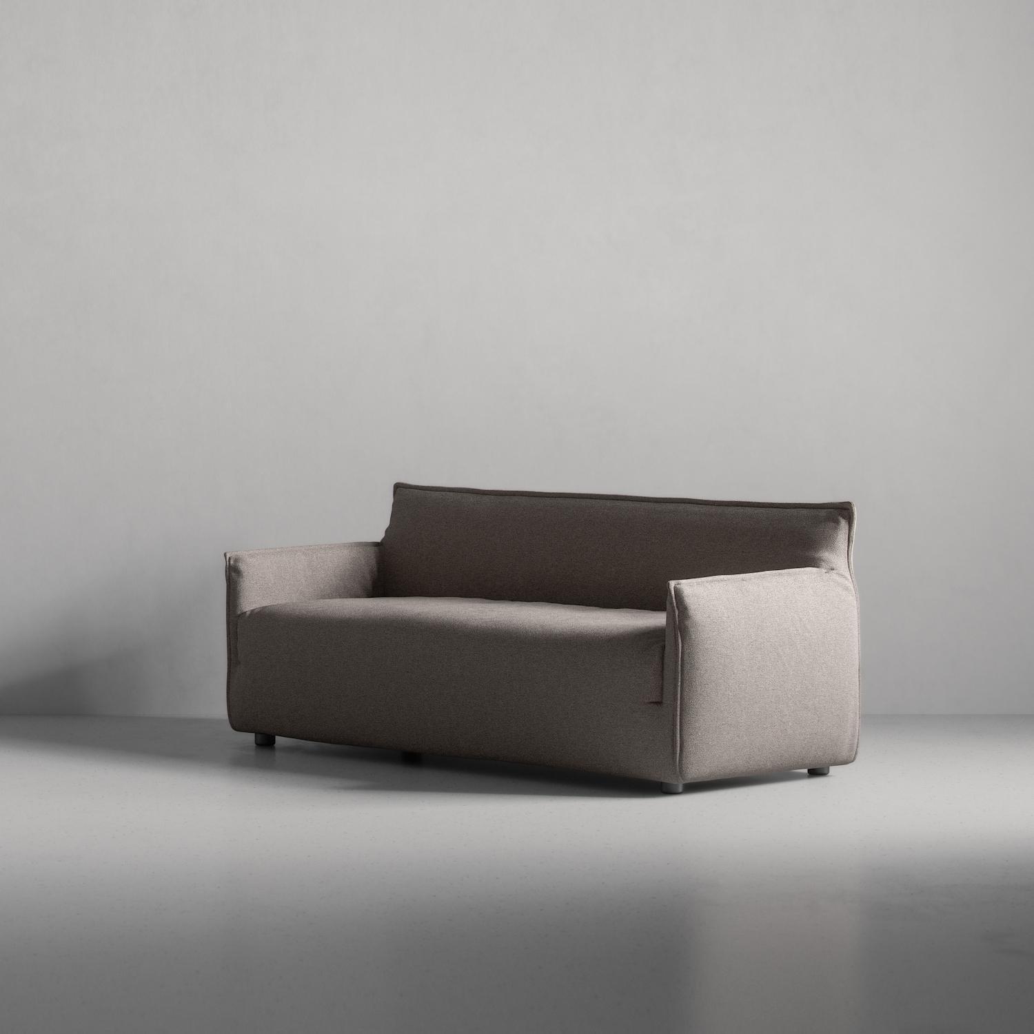 Decotique Le Petite 3-Personers Sofa Coastal Shale