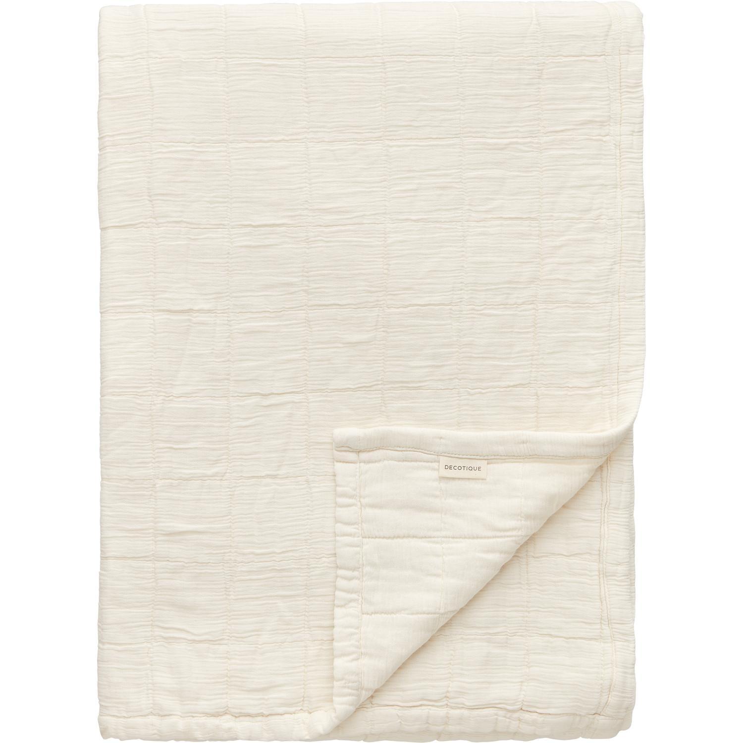 Decotique Classic Sengetæppe 260x260 Off-white