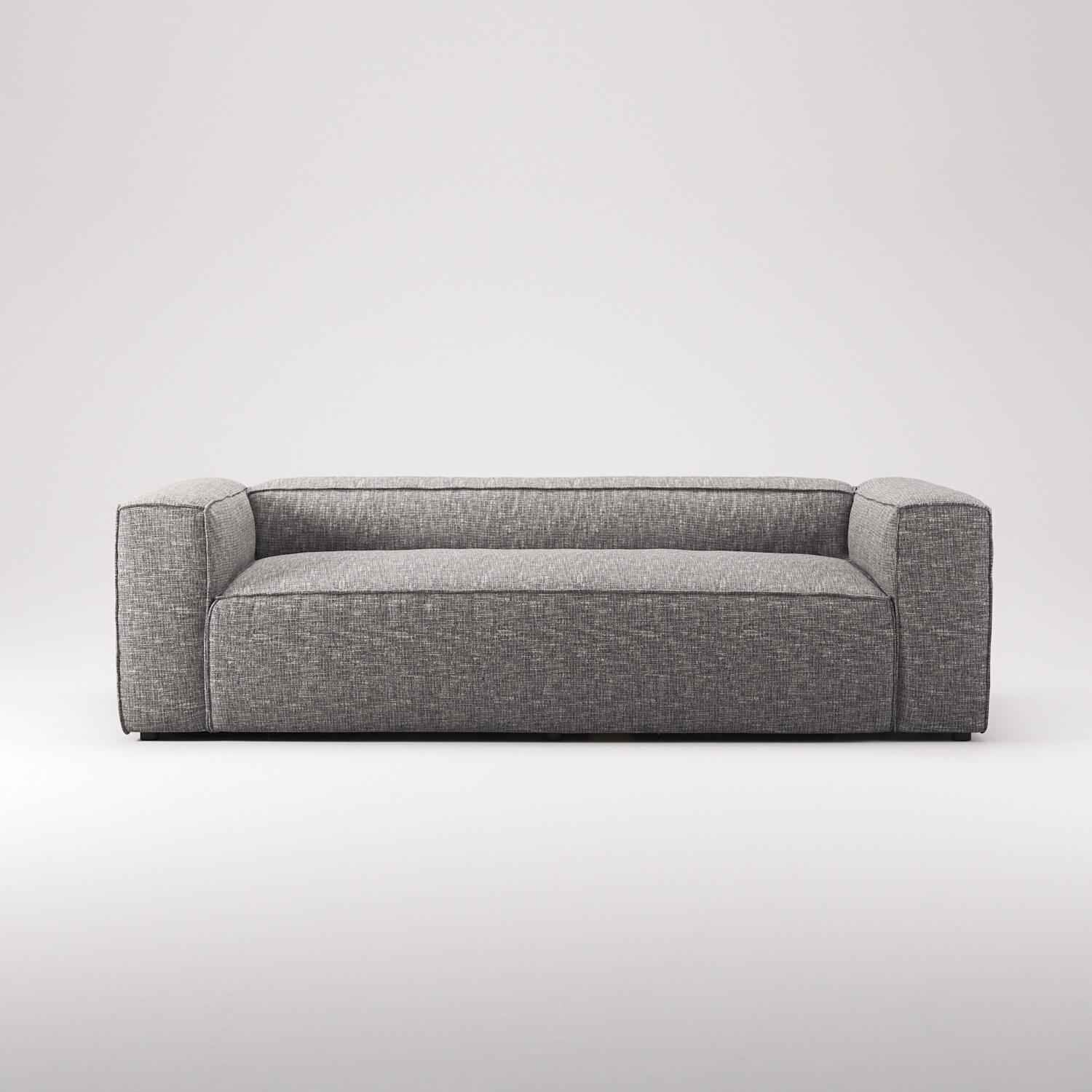 Decotique Grand 2-Personers Sofa Grå Marmor