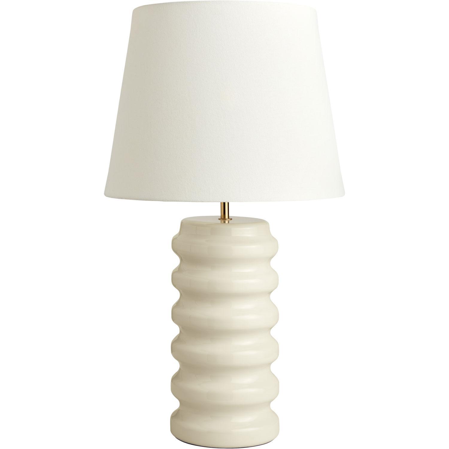 Decotique Swirl Bordlampe Oatmeal