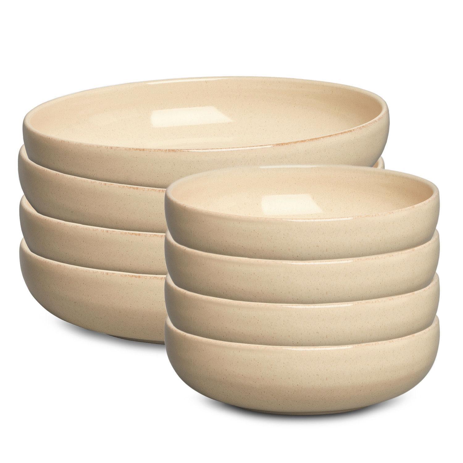 Decotique BON Skåle Startersæt Skåle Sæt af 8 Beige