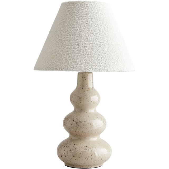 Decotique Pebble Table Lamp Natural/ White