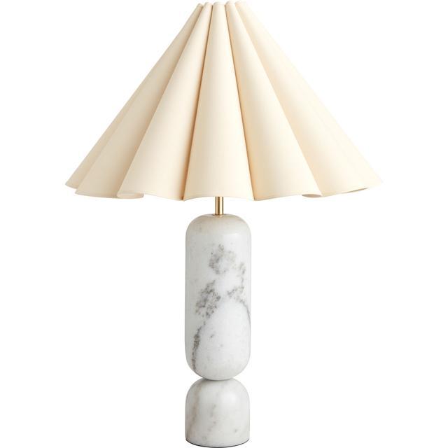 Decotique Lauren Bordlampe Hvit/naturfarget