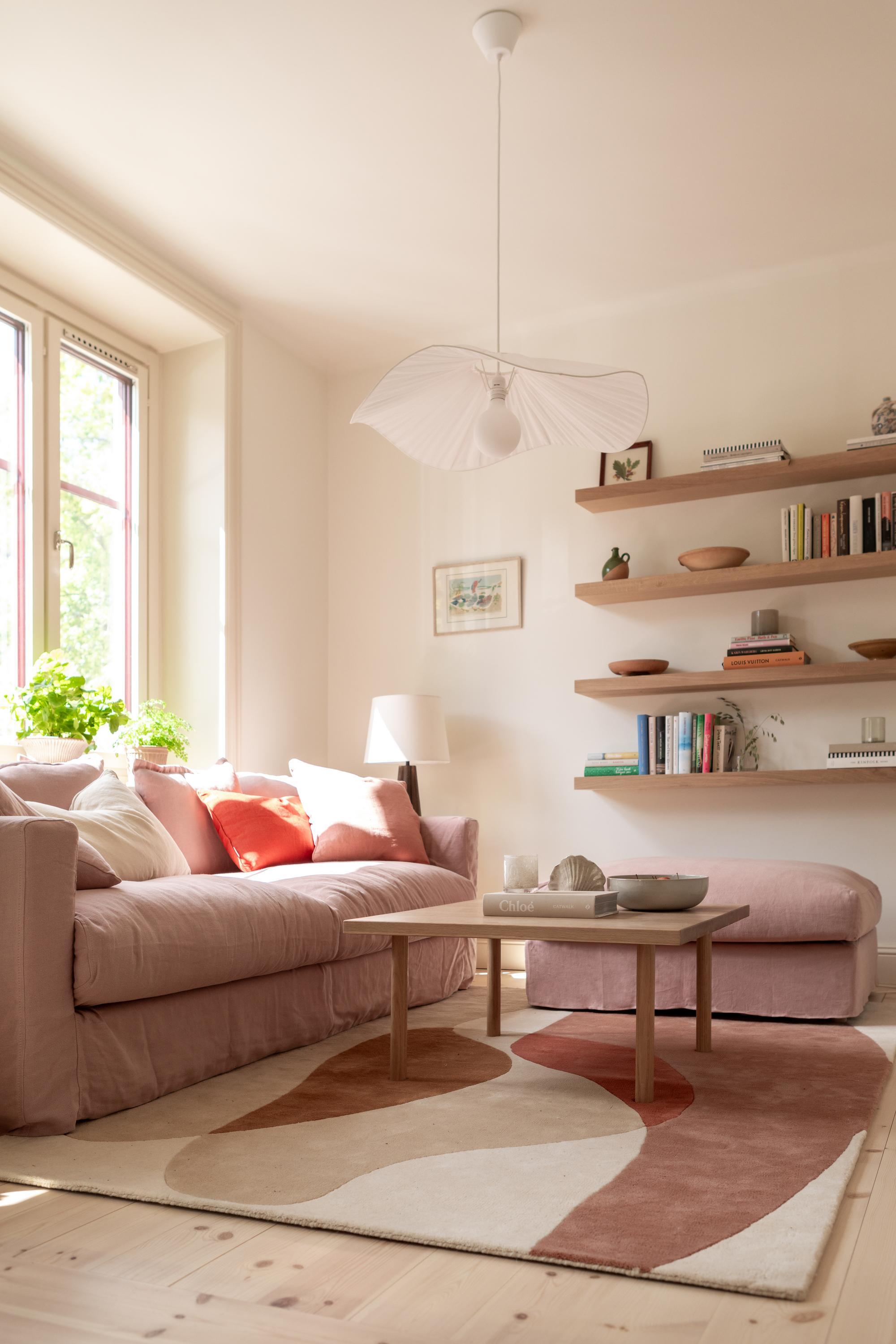 Decotique Tulip Gulvtæppe 250x350 Dusty Pink