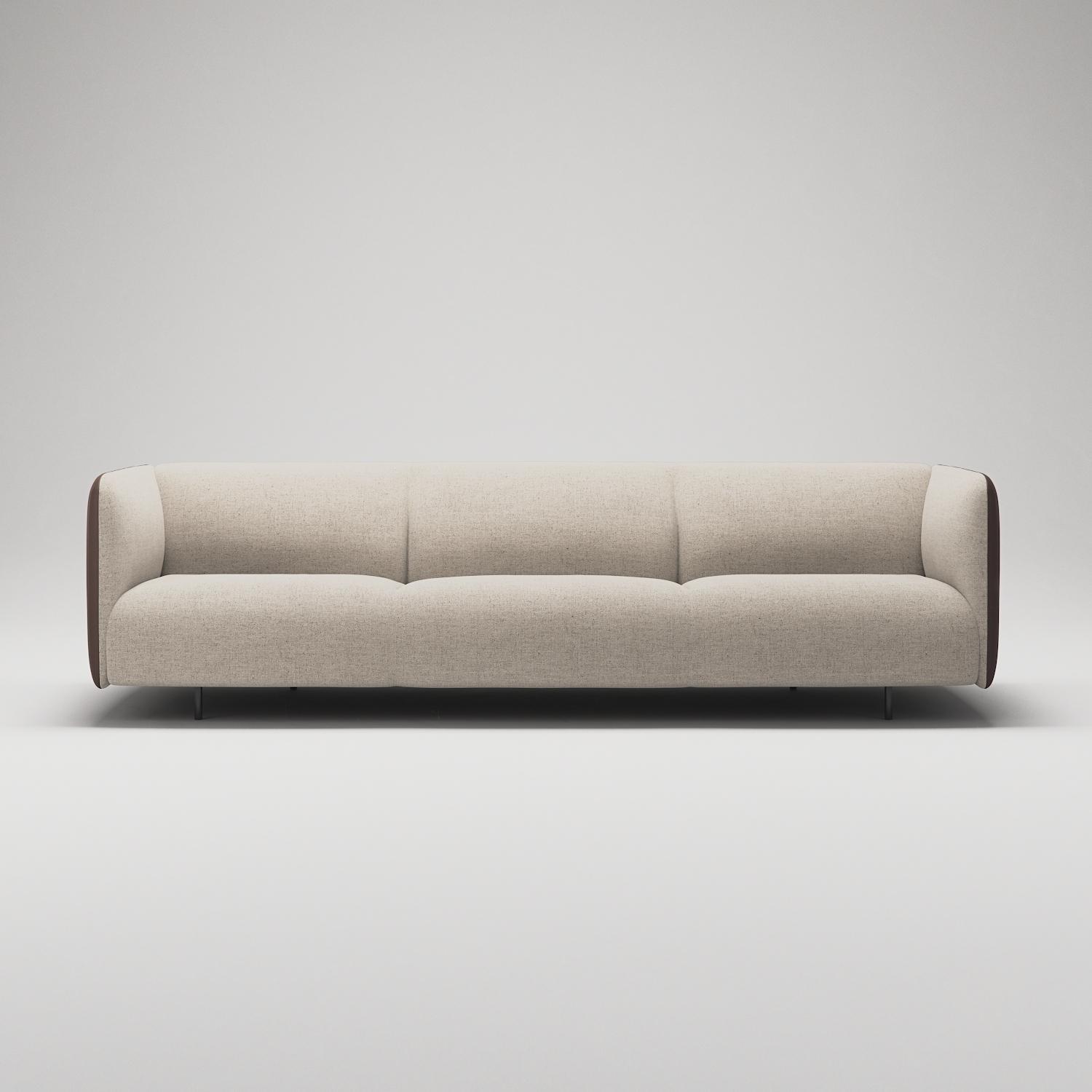 Decotique Urban 3,5-Personers Sofa Beige/Breeze/Læder
