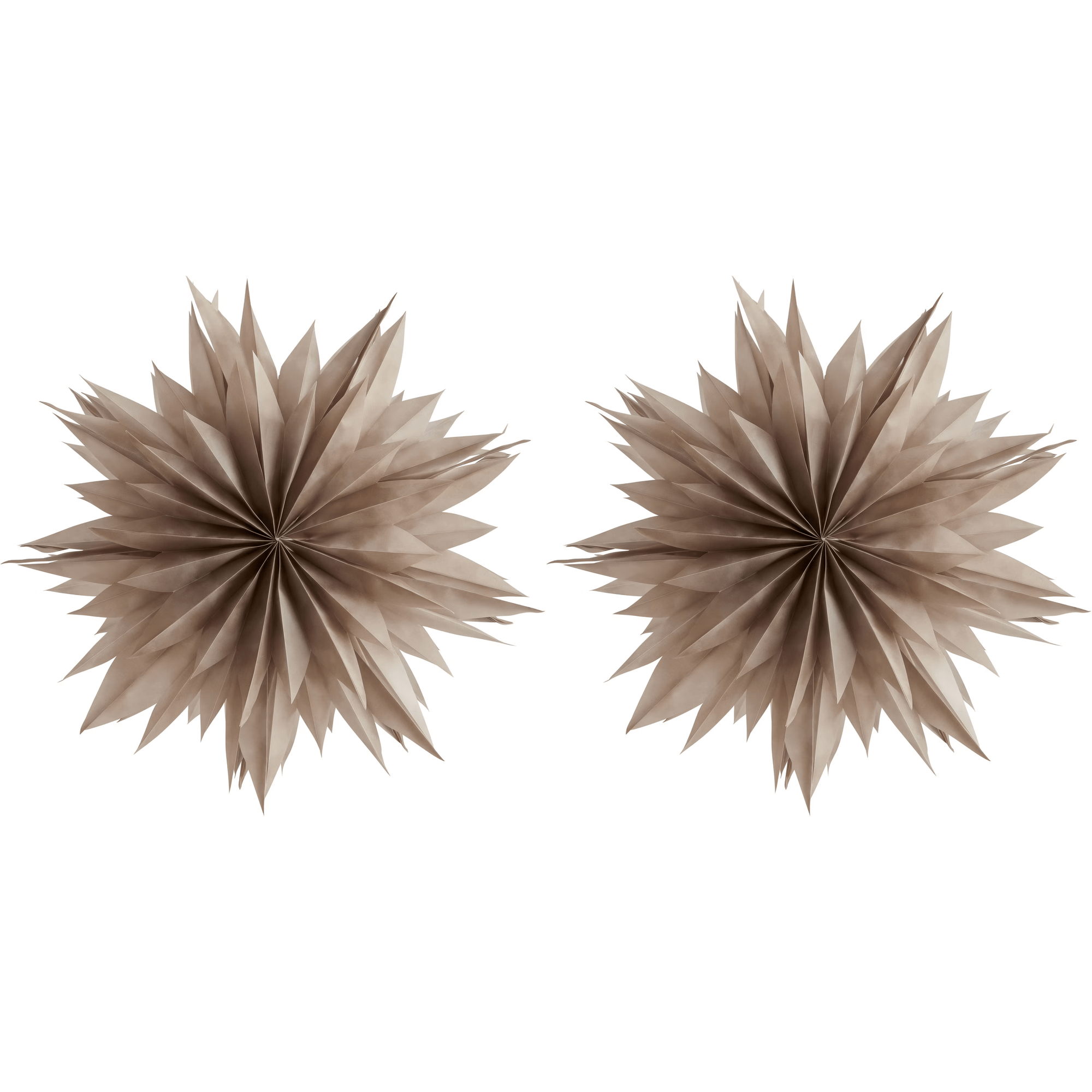 Department Nova Paper Star 50 Warm Gray Set of 2