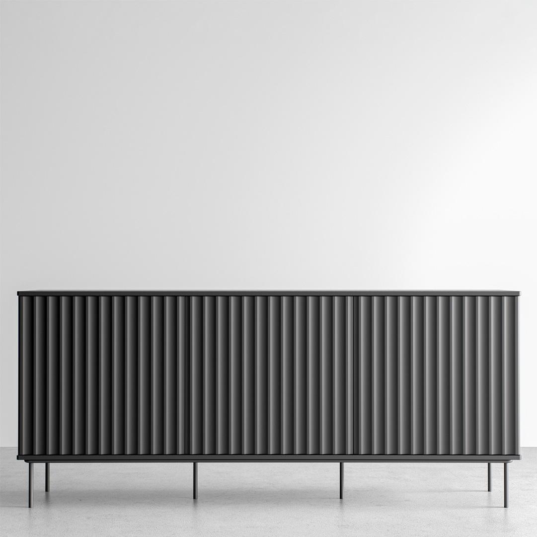 Decotique Wave Skænk 3D Antracit