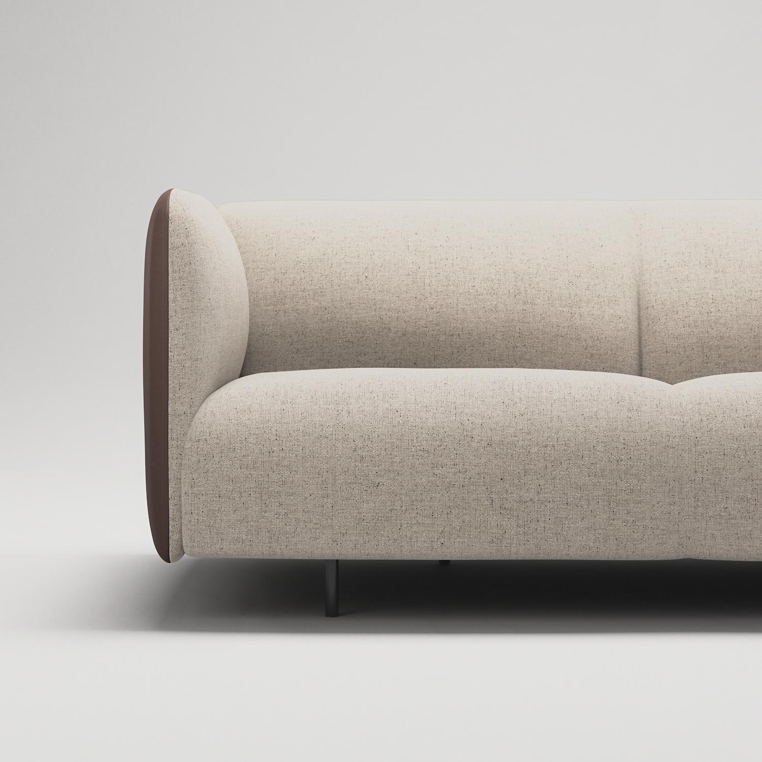 Decotique Urban 3,5-Personers Sofa Beige/Breeze/Læder