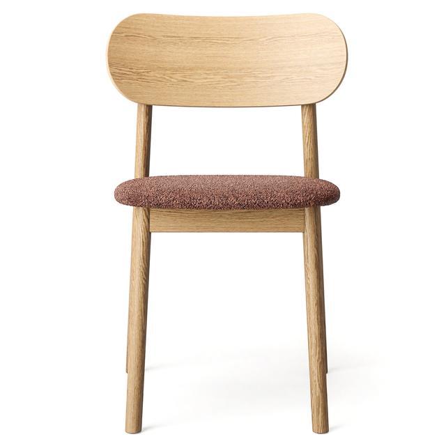 Decotique Elephant Spisestol Naturlig Eik/ Beige Fløyel