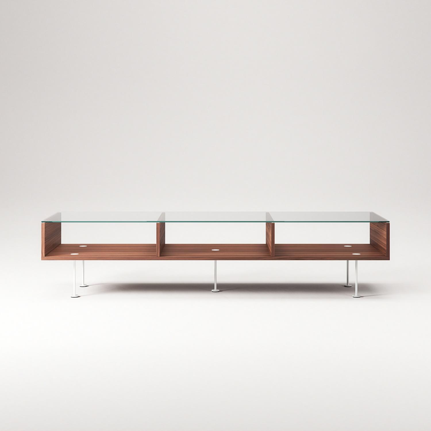Decotique Vogue Sofabord 45x165 Valnød/Hvidt