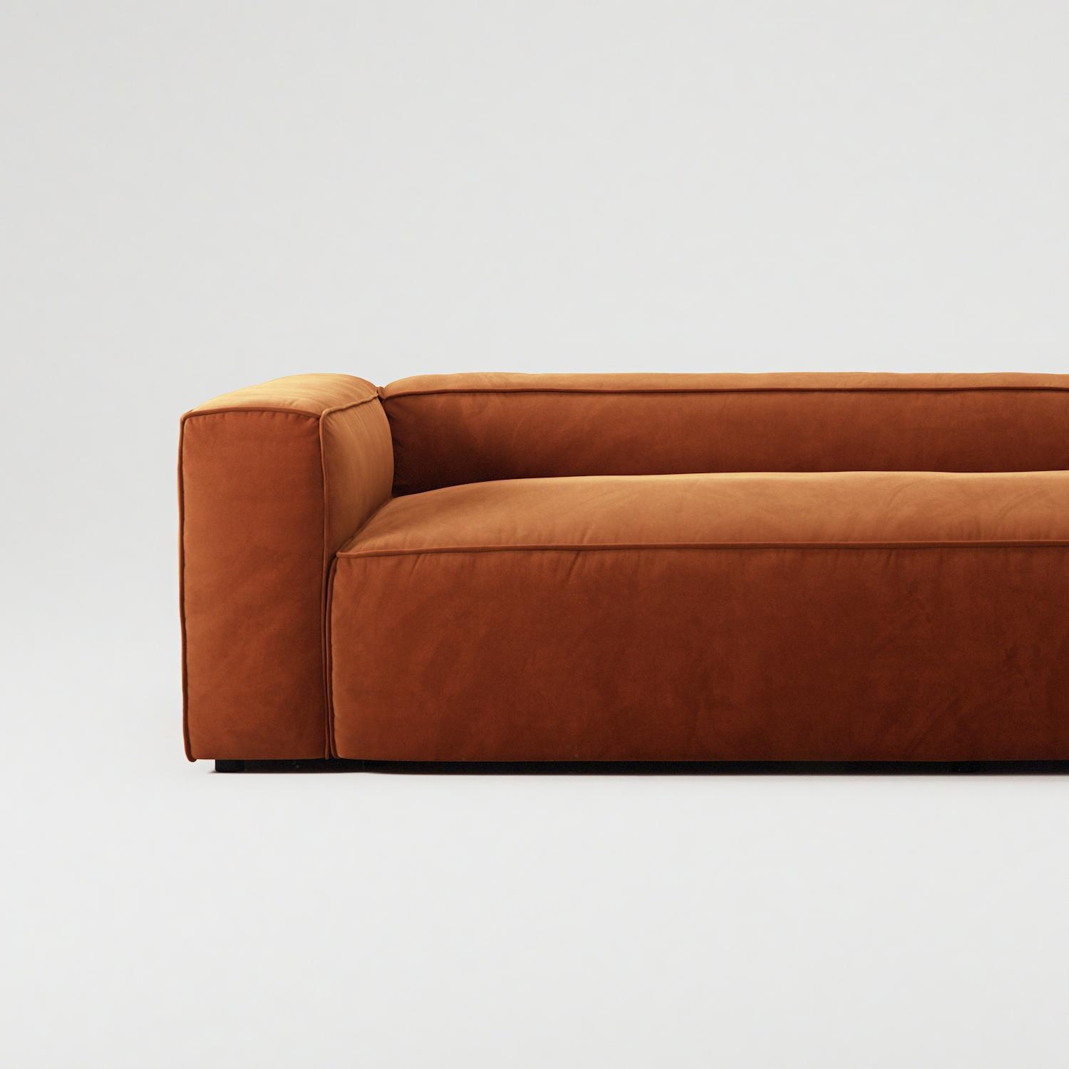 Decotique Grand 3-Personers Sofa Kobber