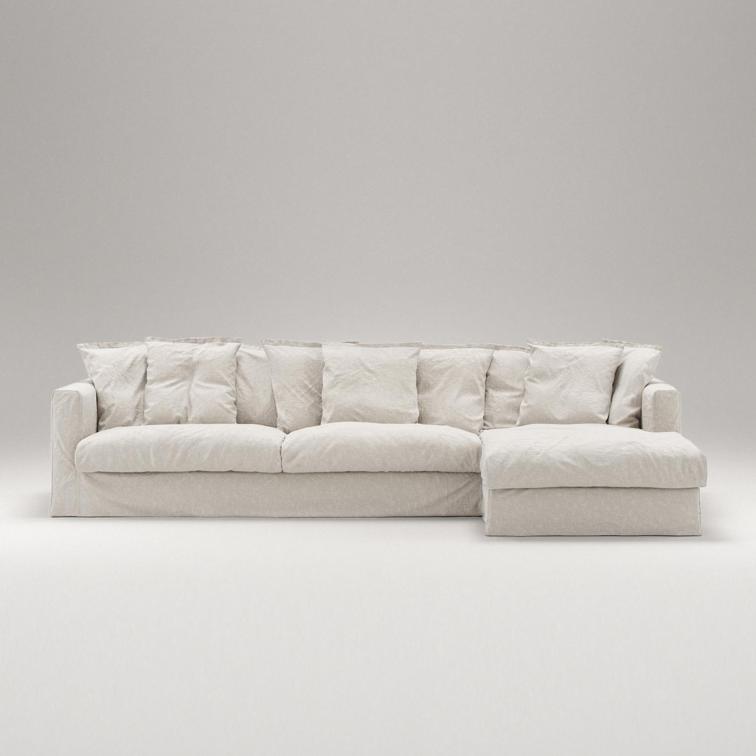 Decotique Le Grand Air 3-Personers Sofa Divan Højre Cremehvid