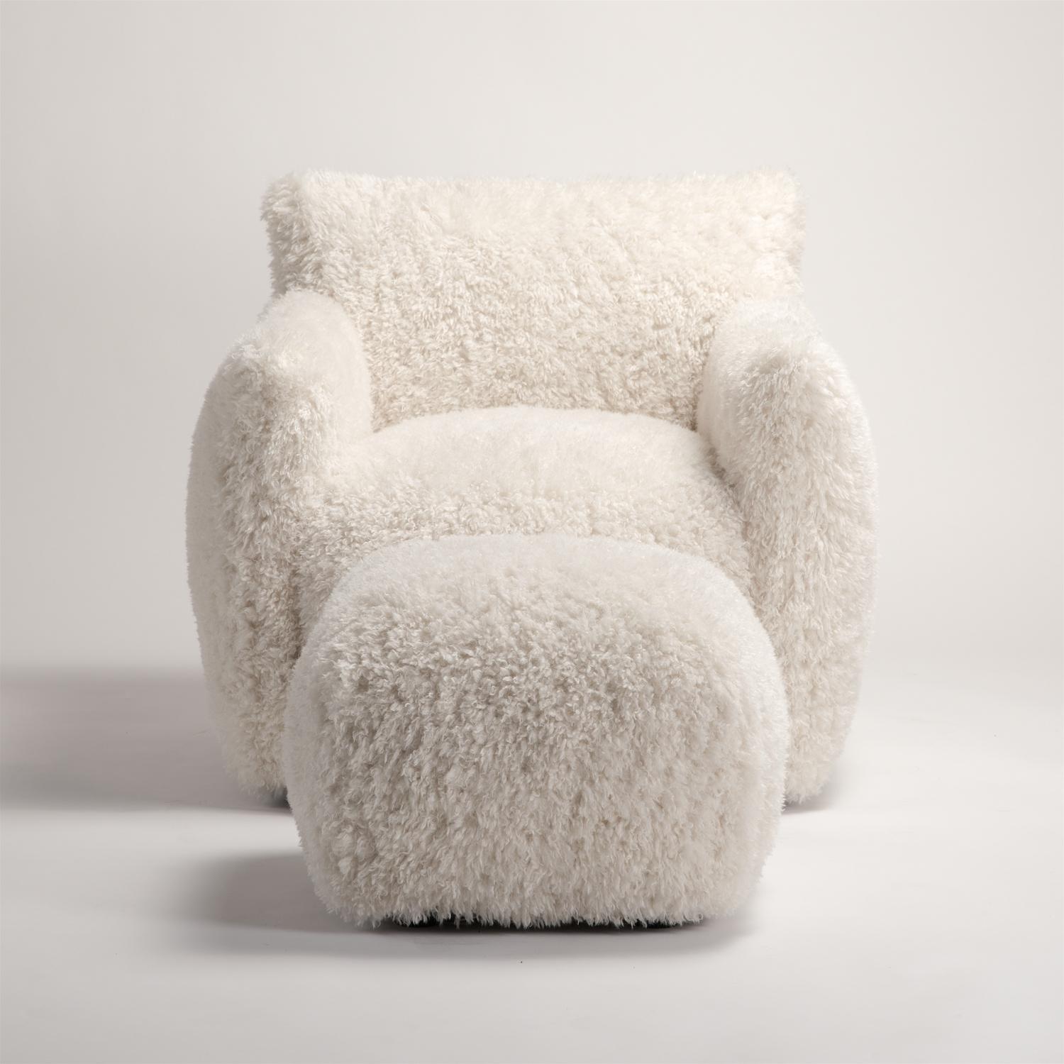 Decotique Le Petite Puf Arctic White