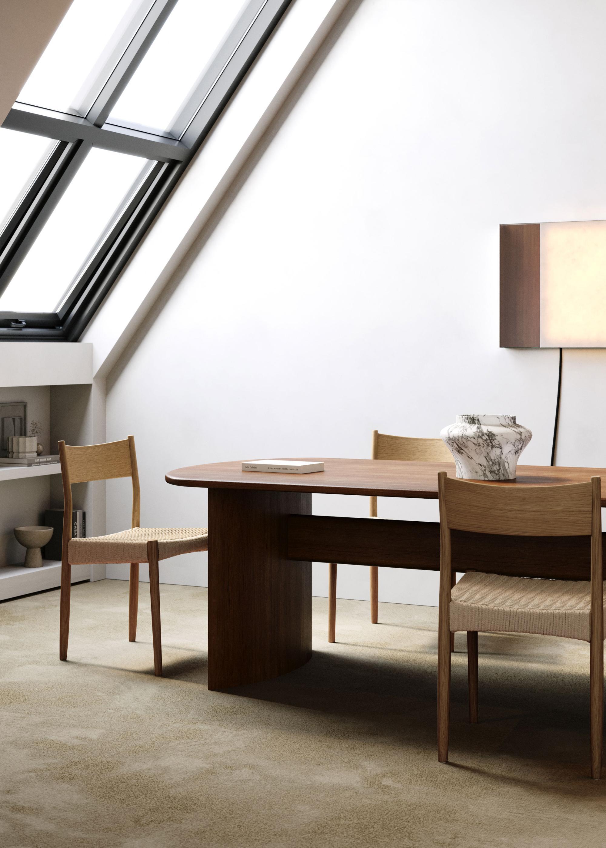 Decotique Bond Spisebordsstol Hvidmalet Eg