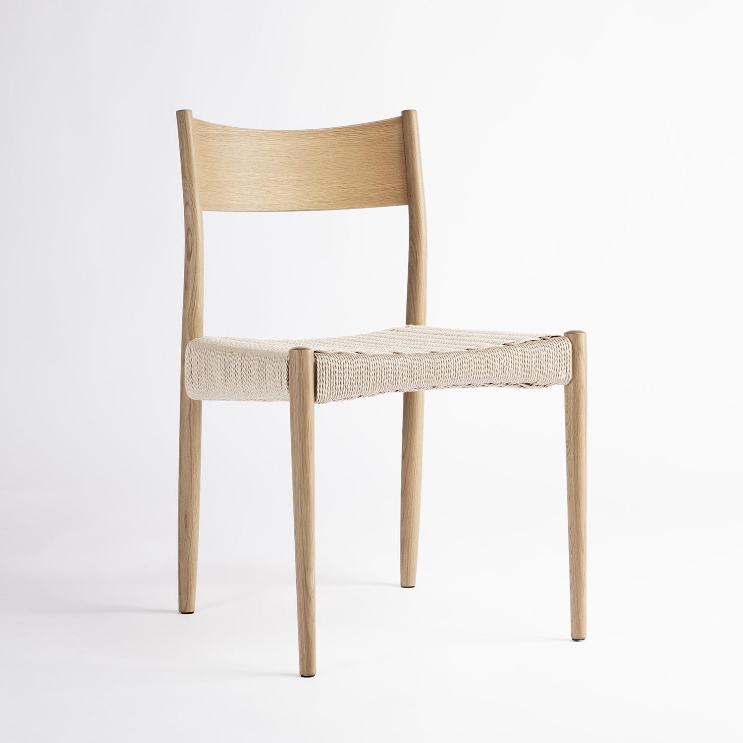 Decotique Bond Spisebordsstol Hvidmalet Eg