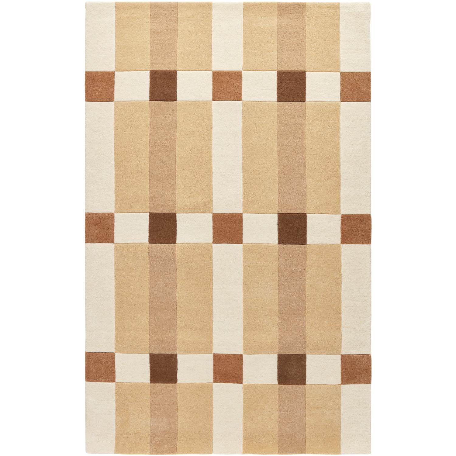 Decotique Checks Gulvtæppe 250x350 Beige
