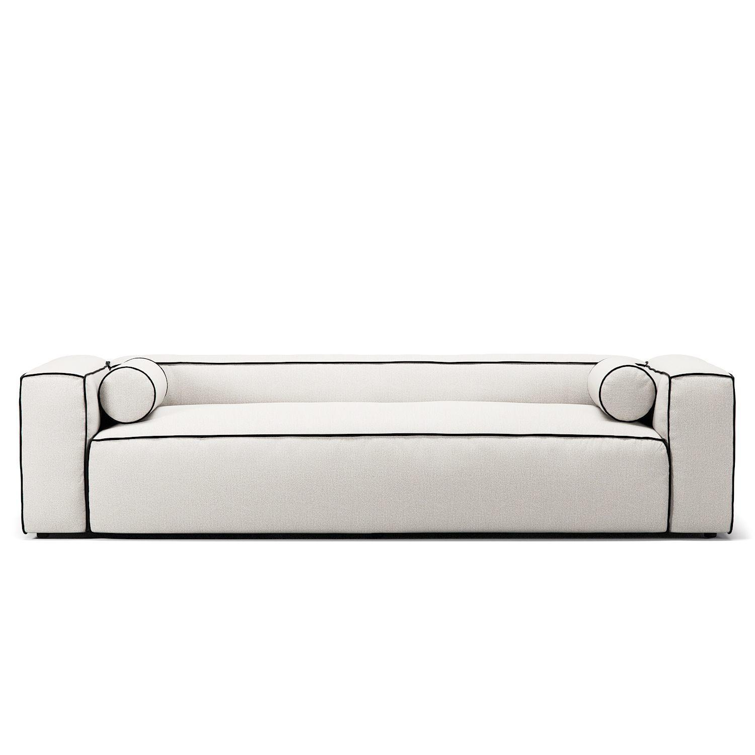Decotique Gar 3-Personers Sofa Steam/Hvid/Grafitgrå