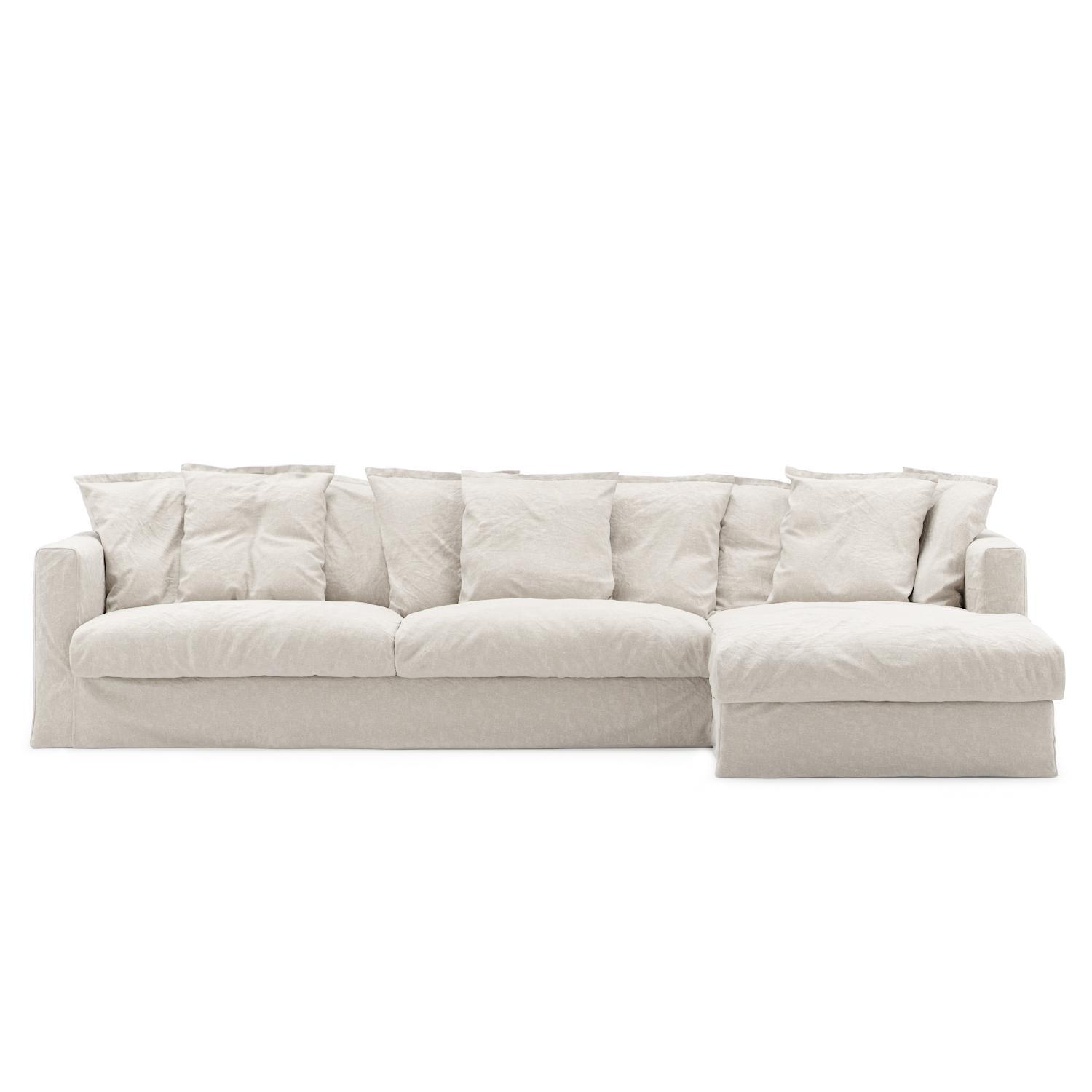 Decotique Le Grand Air 3-Personers Sofa Divan Højre Cremehvid