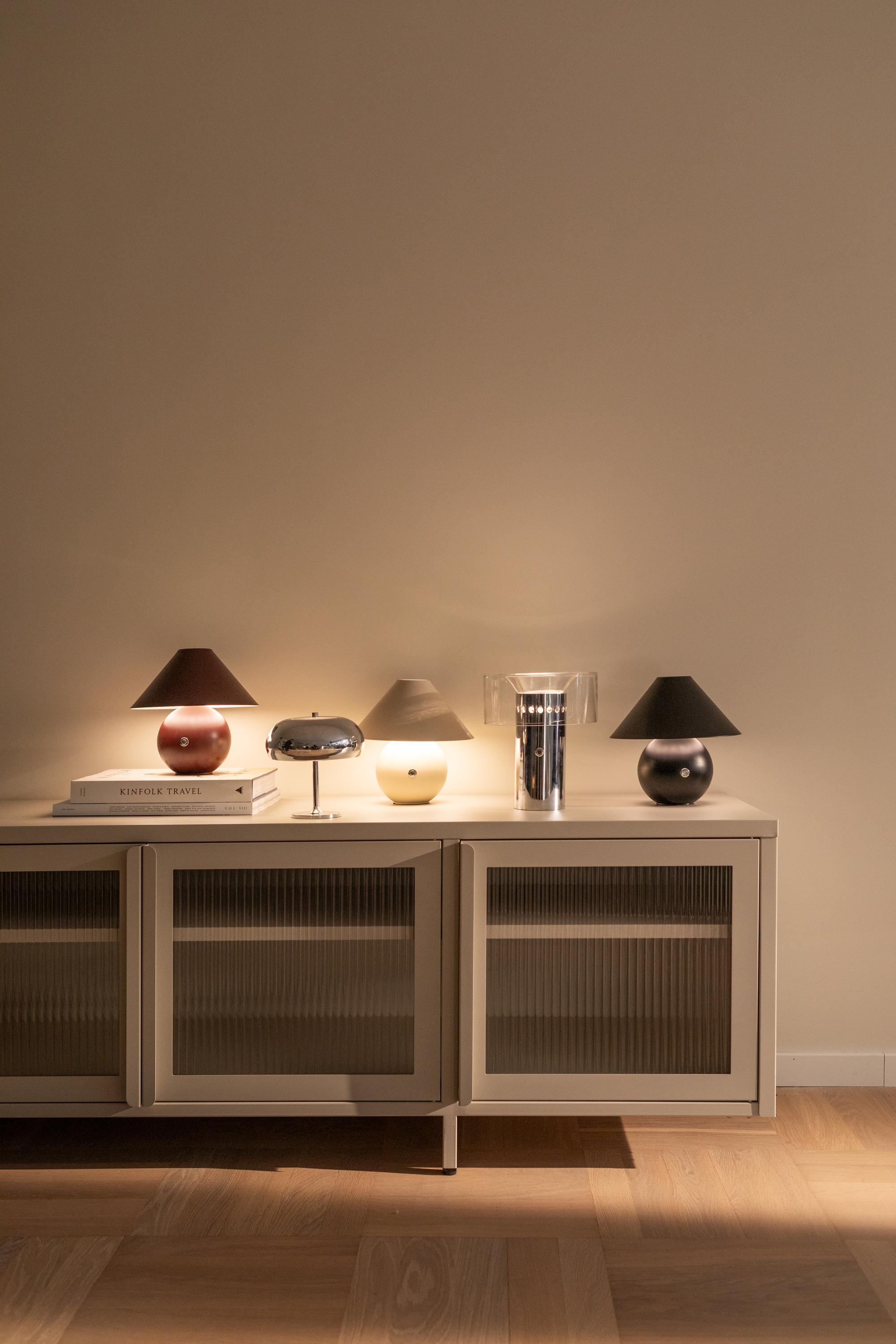 Decotique Cosmo Transportabel Lampe Burgundy