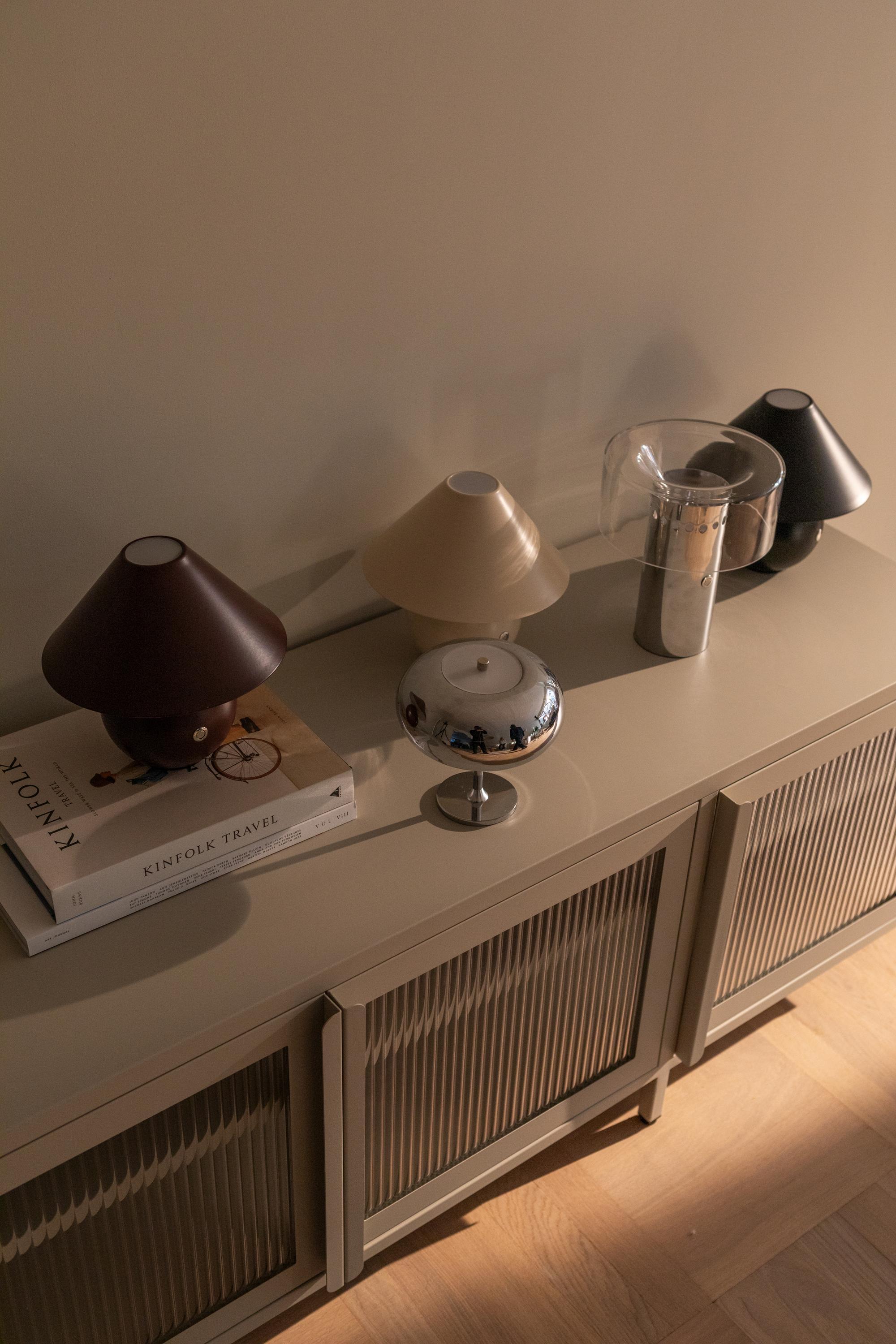 Decotique Cosmo Transportabel Lampe Burgundy