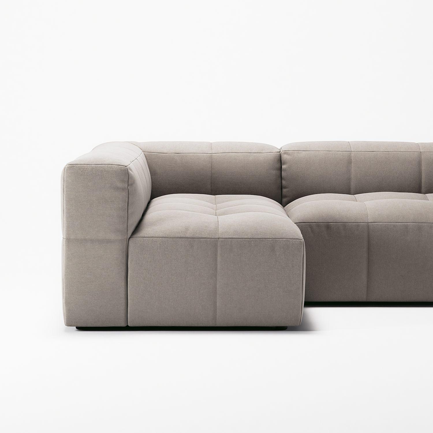 Decotique Mure 3-Personers Sofa Med Divan Venstre Sandshell/Beige