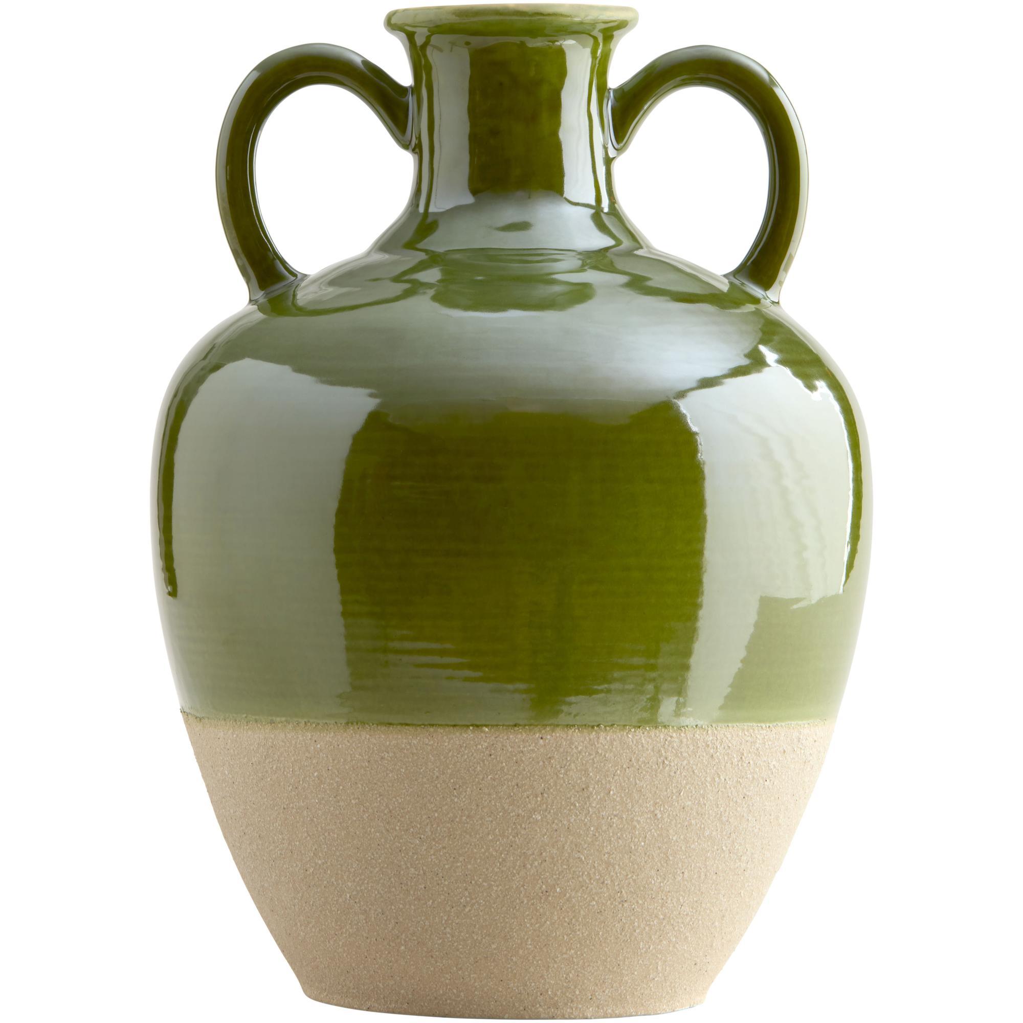 Decotique Rosalba Vase 33 Grün/Creme