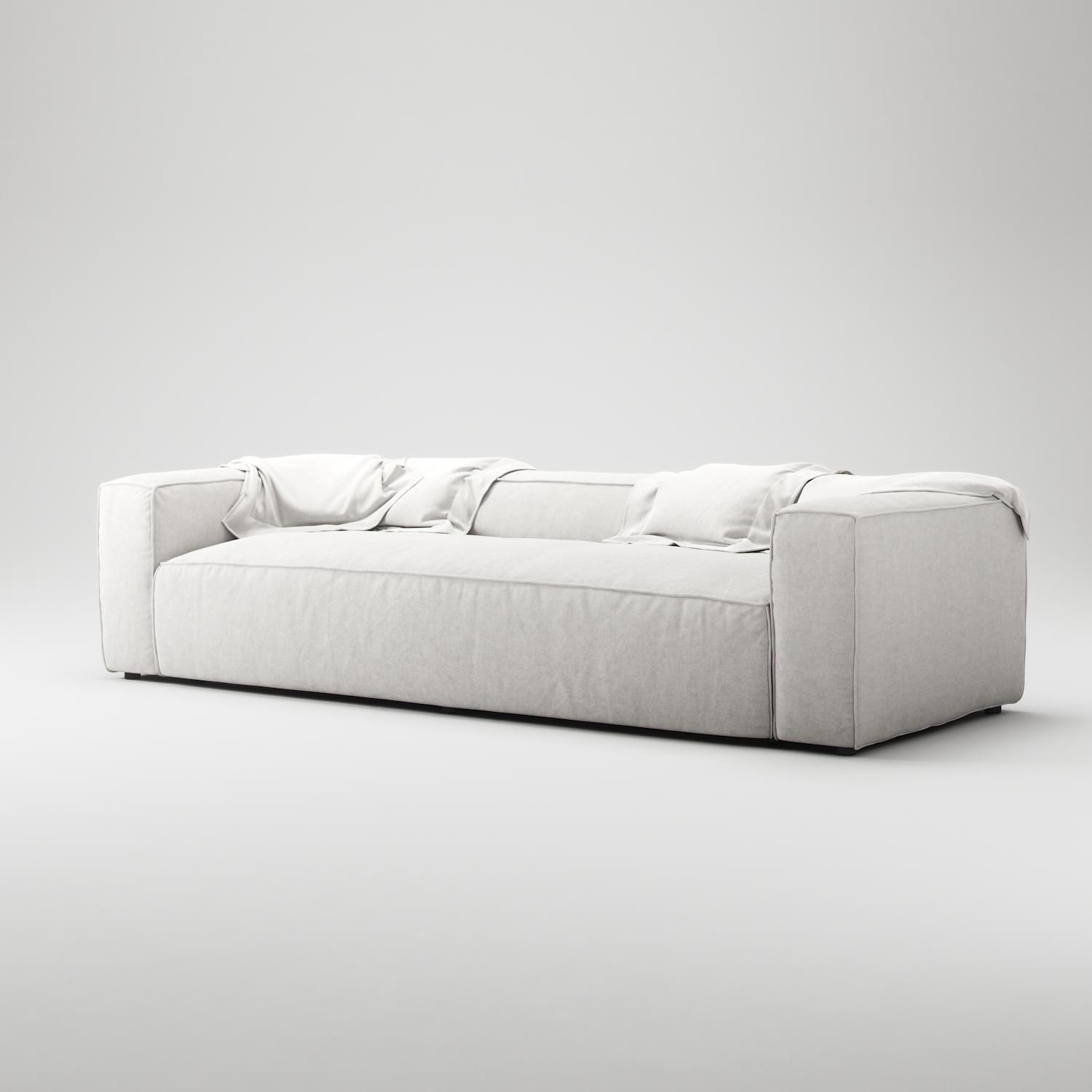 Decotique Grand 3-Personers Sofa Moonwhite
