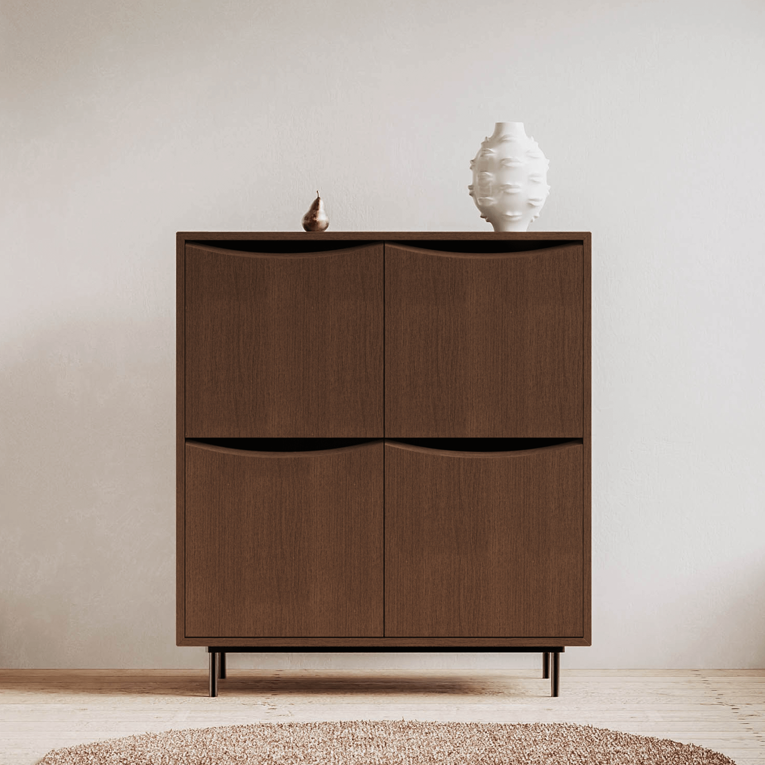 Decotique Sand Skab Mørk Eg
