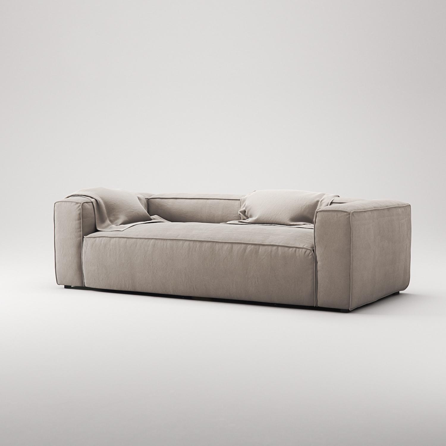 Decotique Grand 2-Personers Sofa Sandshell/Beige