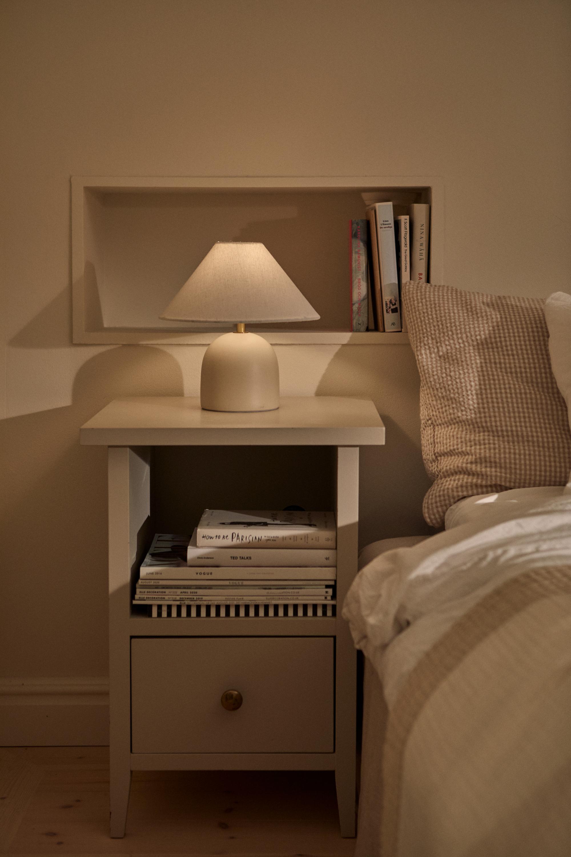 Decotique Flora Bordlampe 25 Creme
